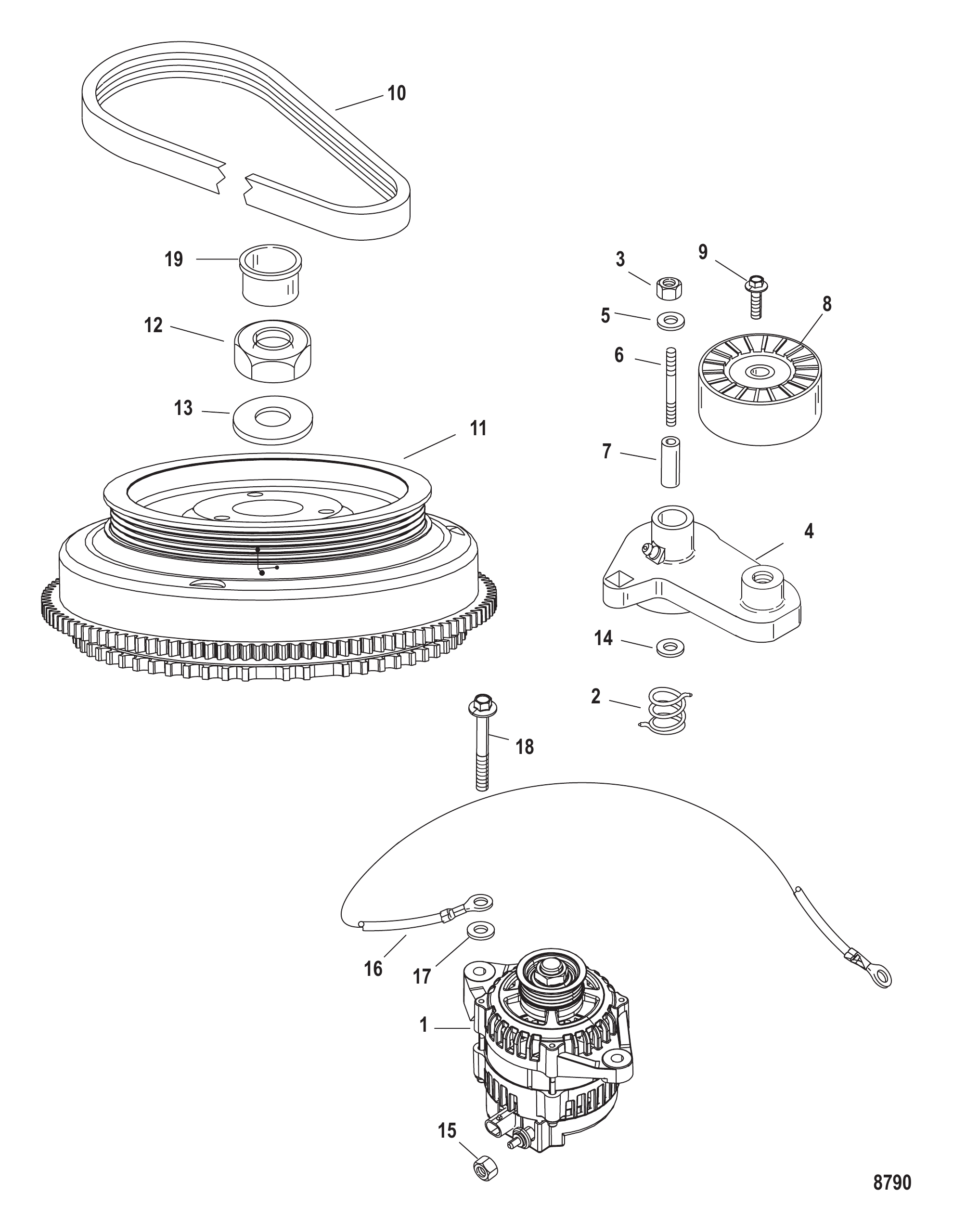 Flywheel/Alternator