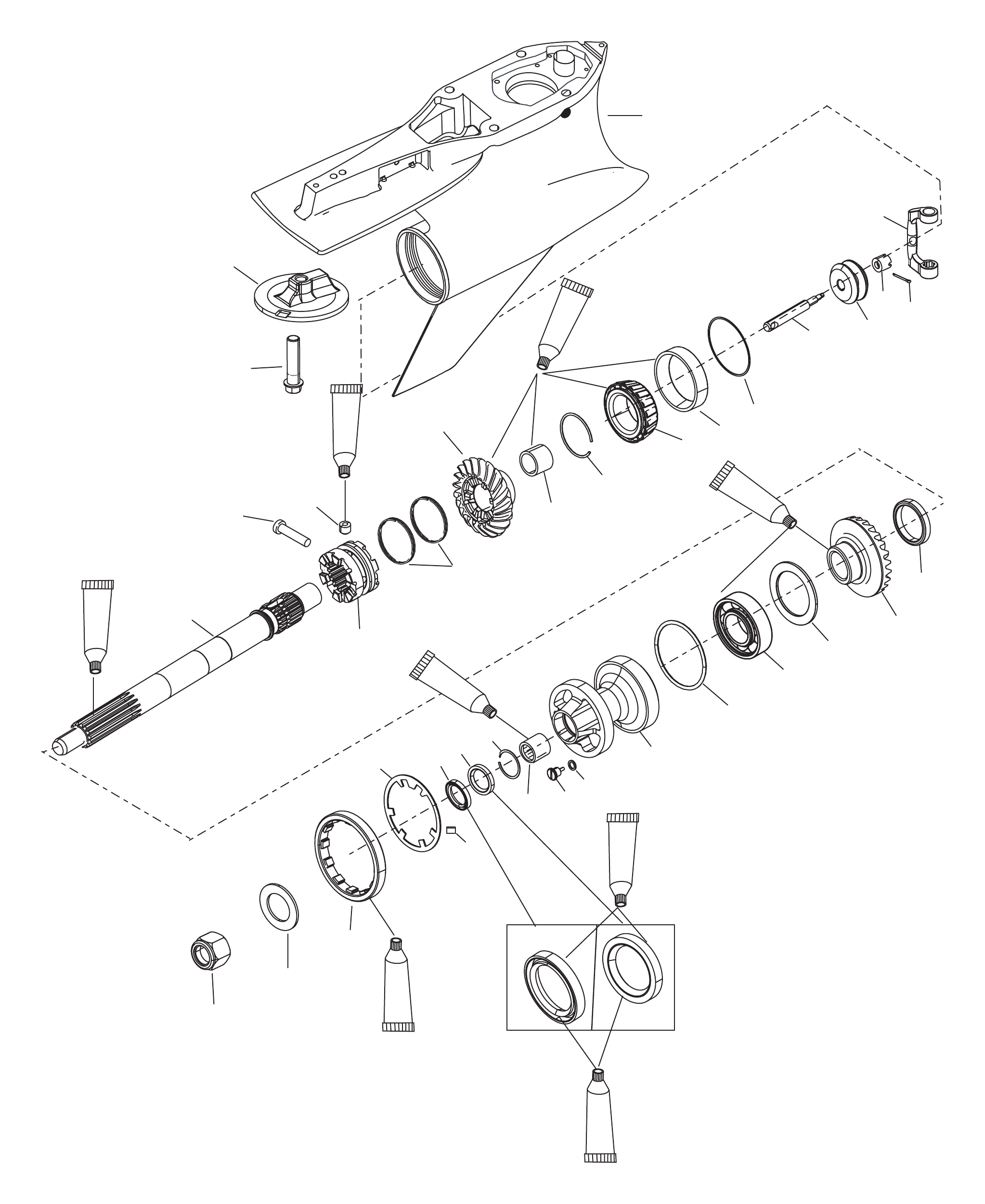 Gear Housing Propeller Shaft-Standard-Sportmaster