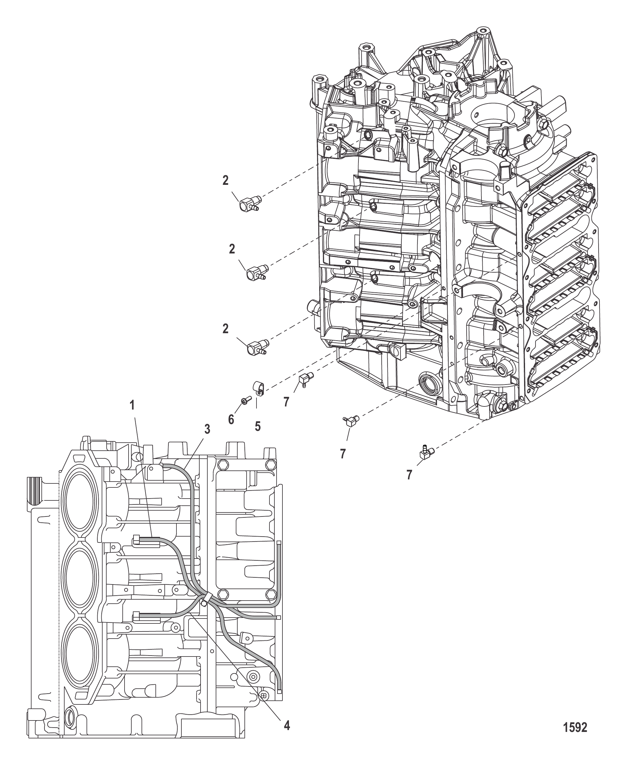 Starboard Center Main Oiling System