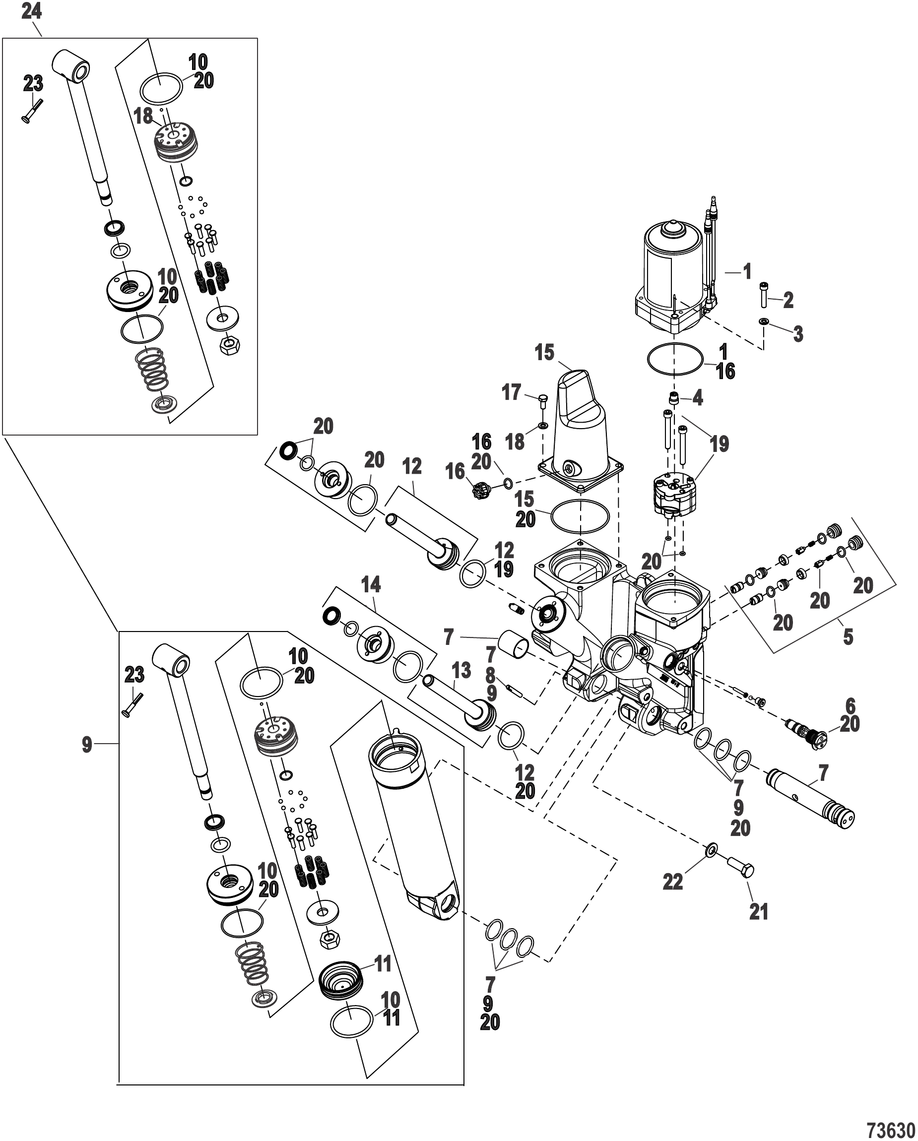 齿轮箱螺旋桨轴-标准型 Gear Housing Propeller Shaft - Standard