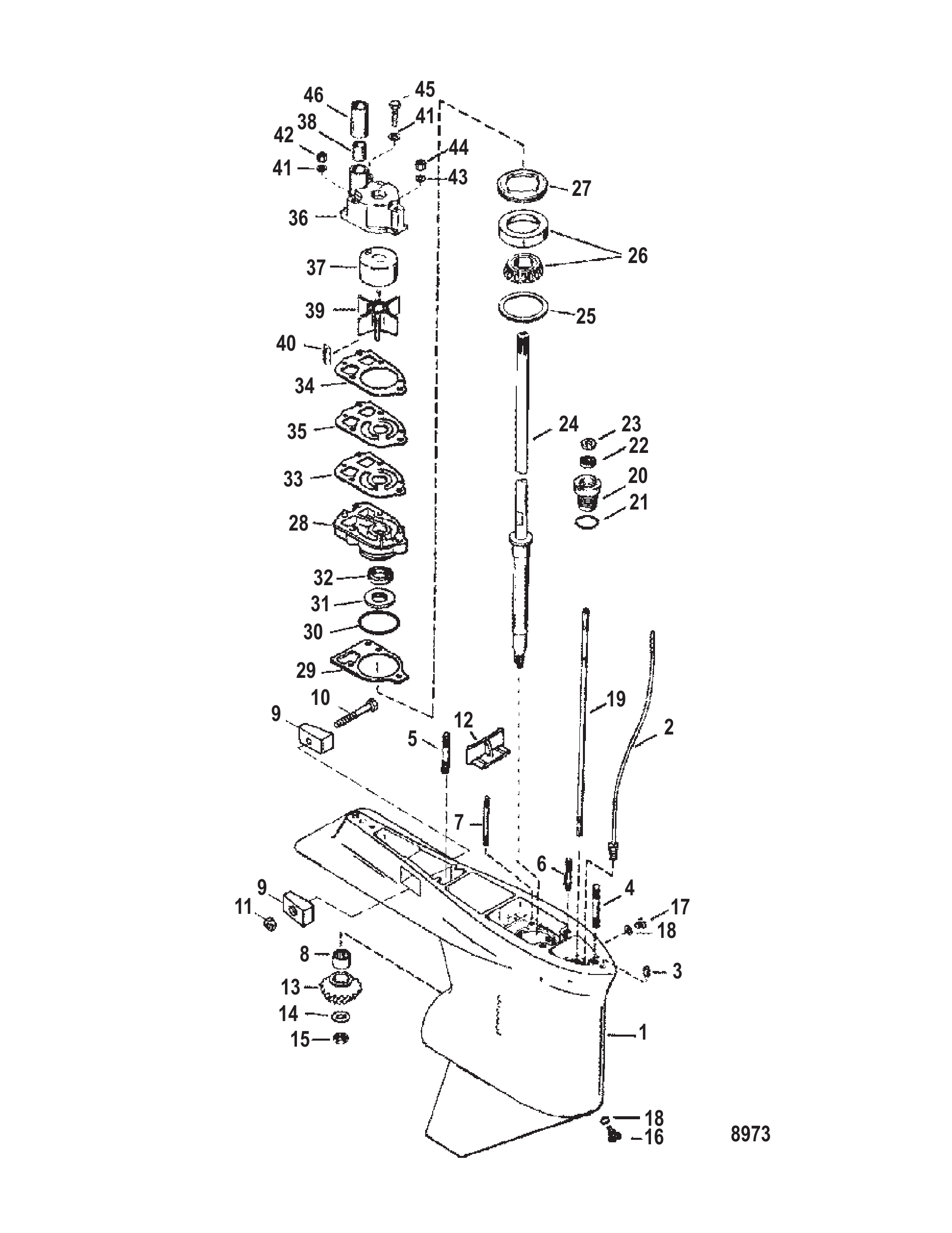 Gear Housing Driveshaft-TorqueMaster