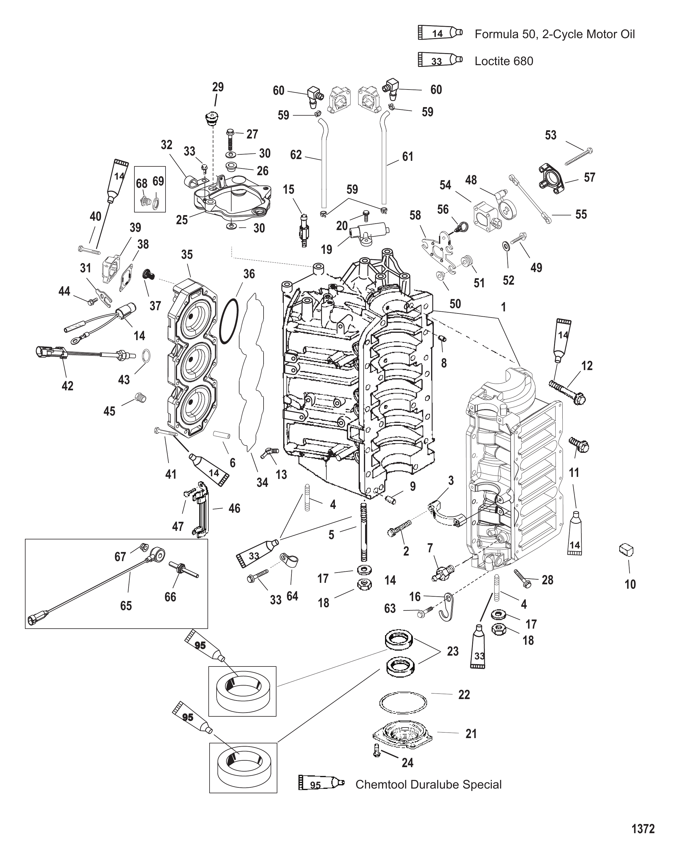 CYLINDER BLOCK AND END CAP