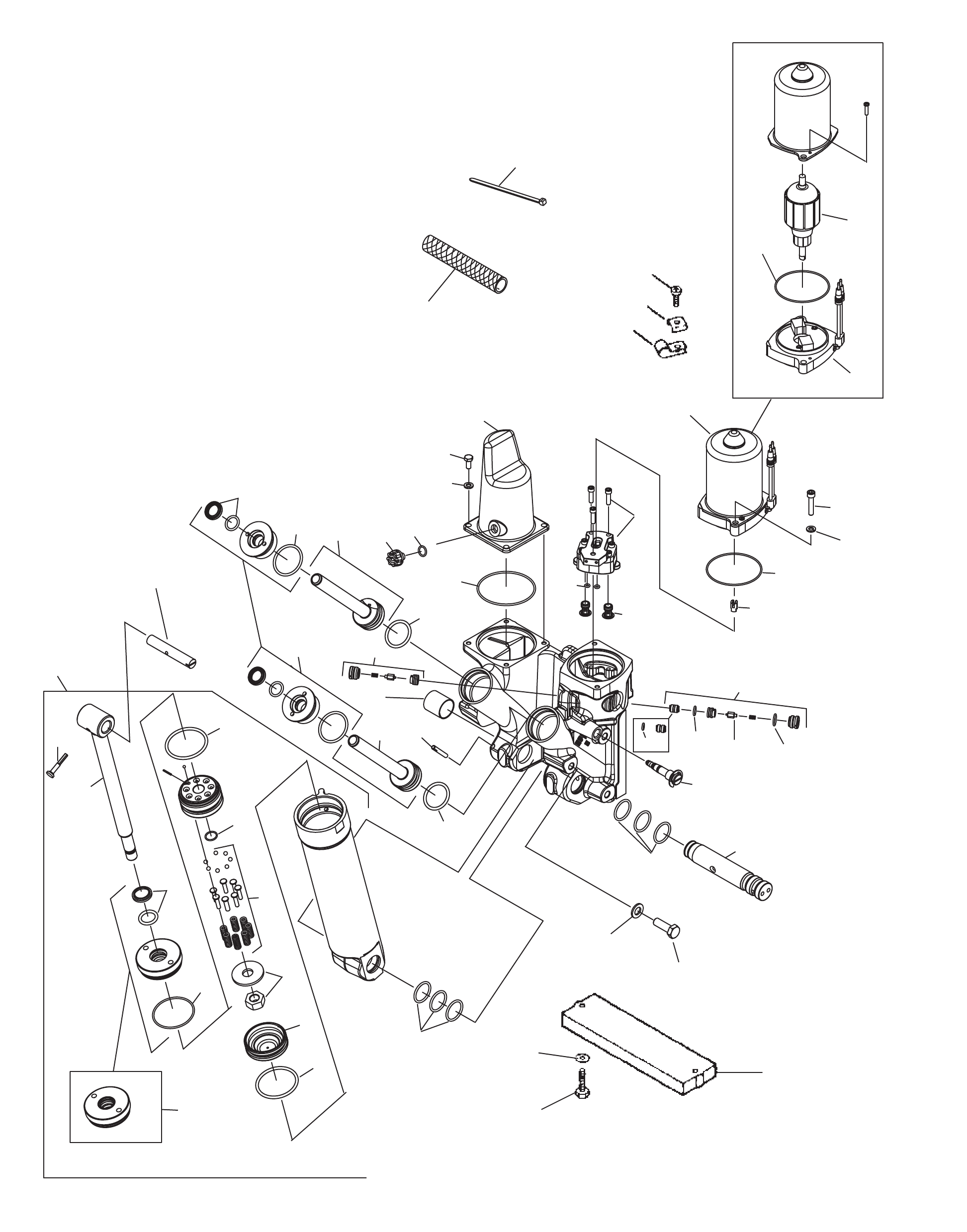 Power Trim Components Metal Motor Housing