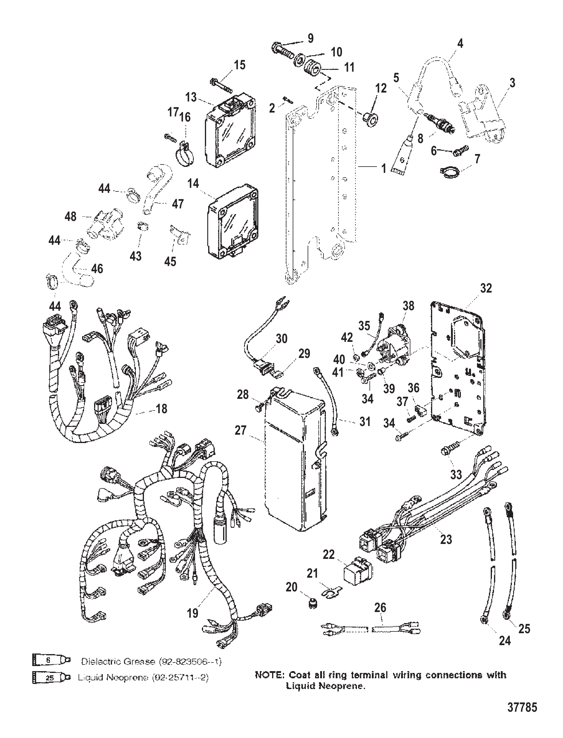 ELECTRICAL COMPONENTS (S/N-0G303046 AND UP)