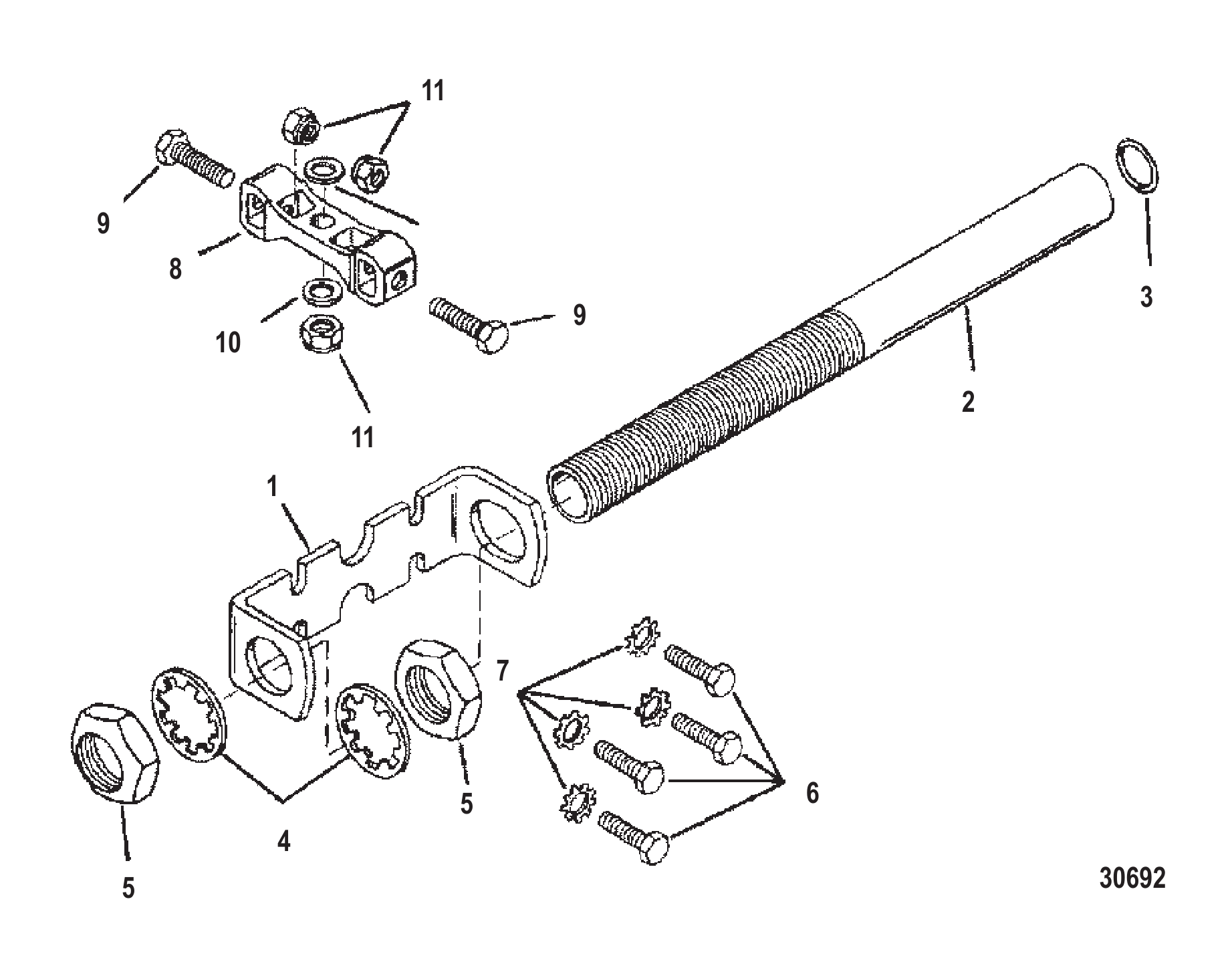 Swivel Bracket and Steering Arm Short