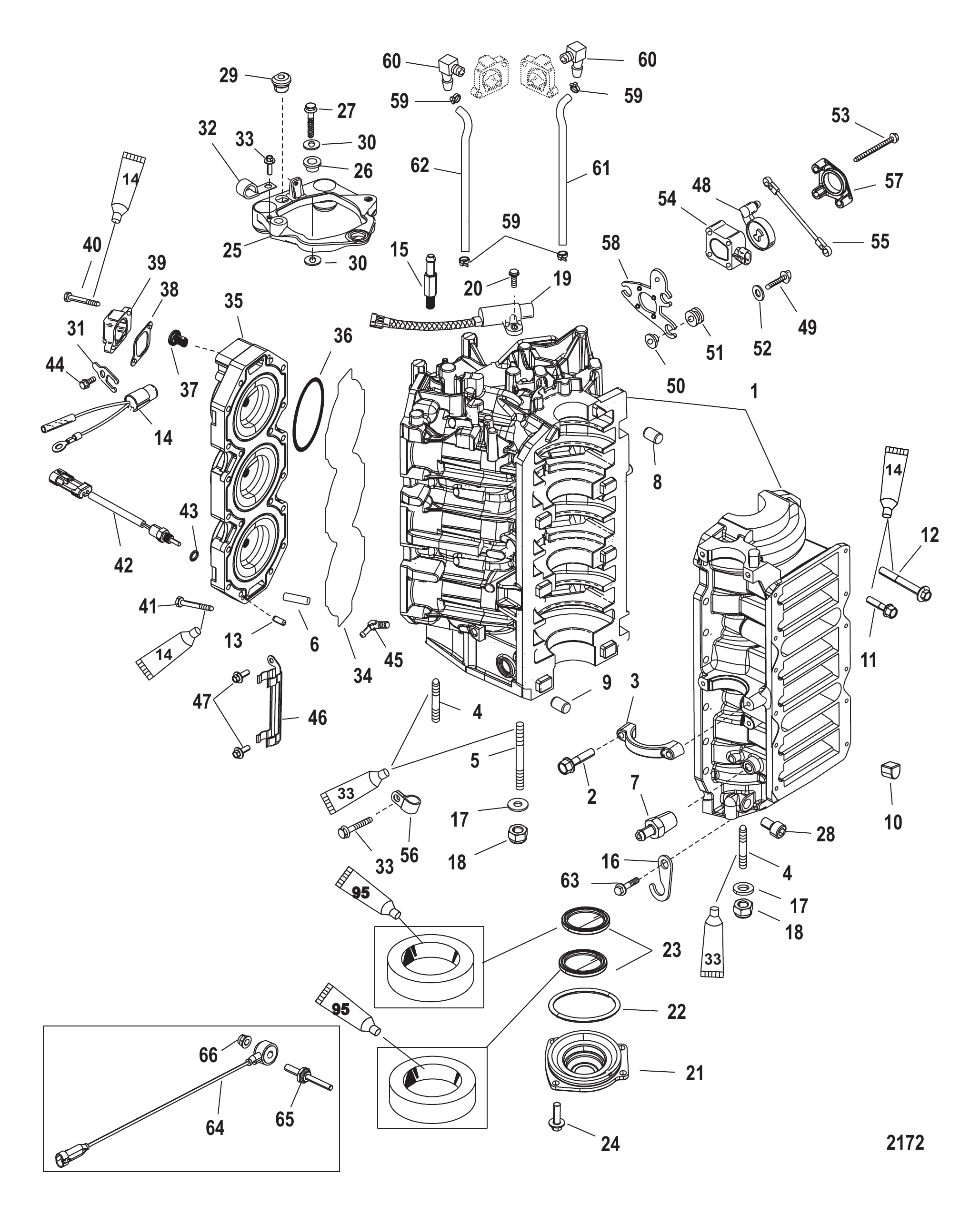 Cyliner Block and End Cap