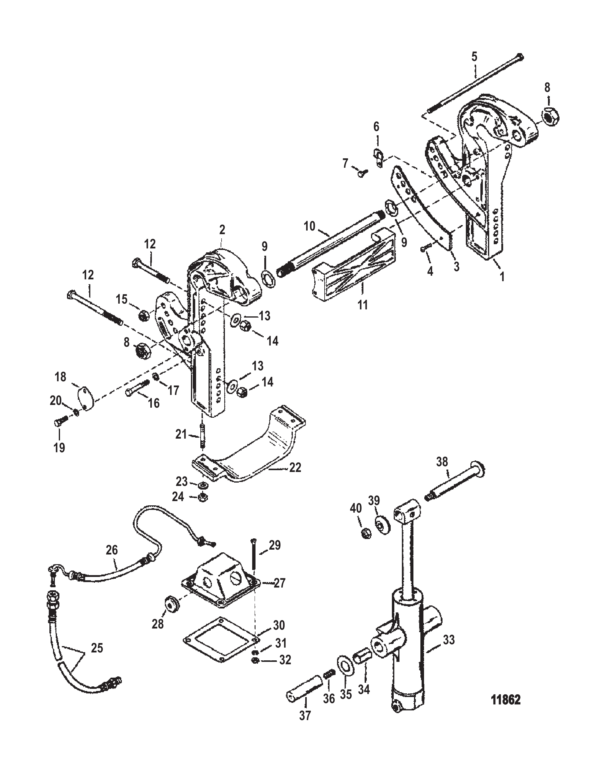 Transom Brackets (Sportmaster)
