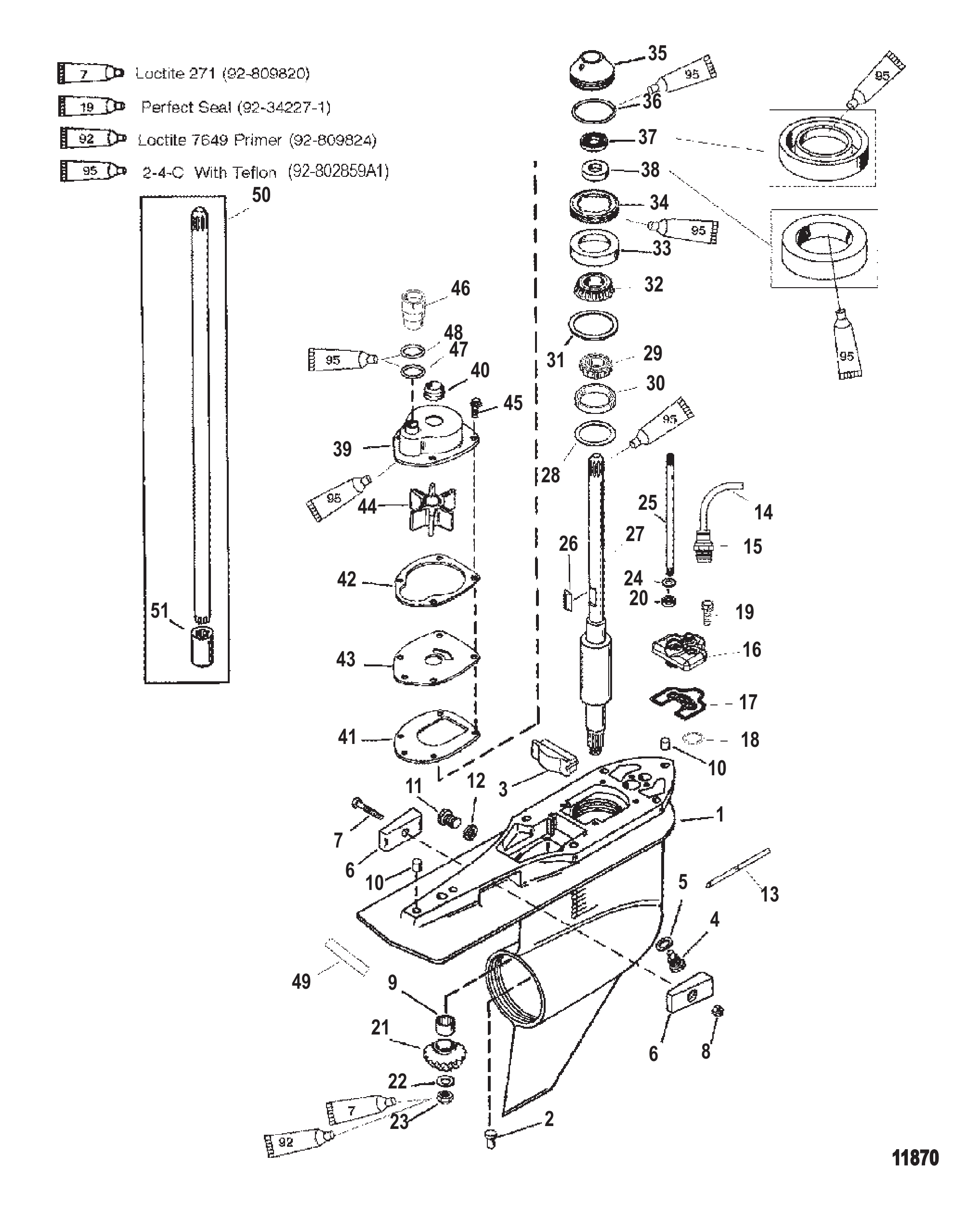 Gear Housing Driveshaft-Counter-FleetMaster