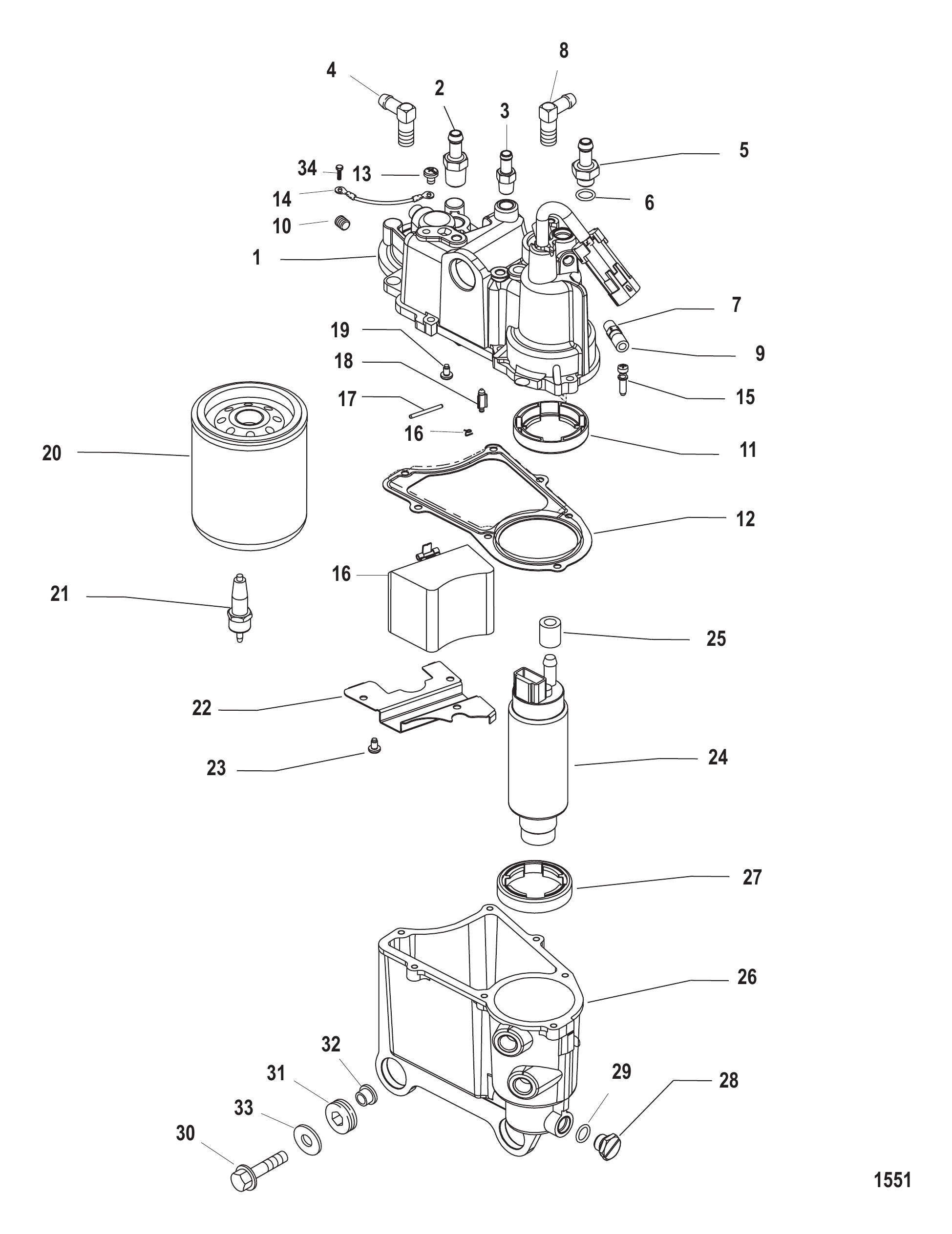 Vapor Seperator Components