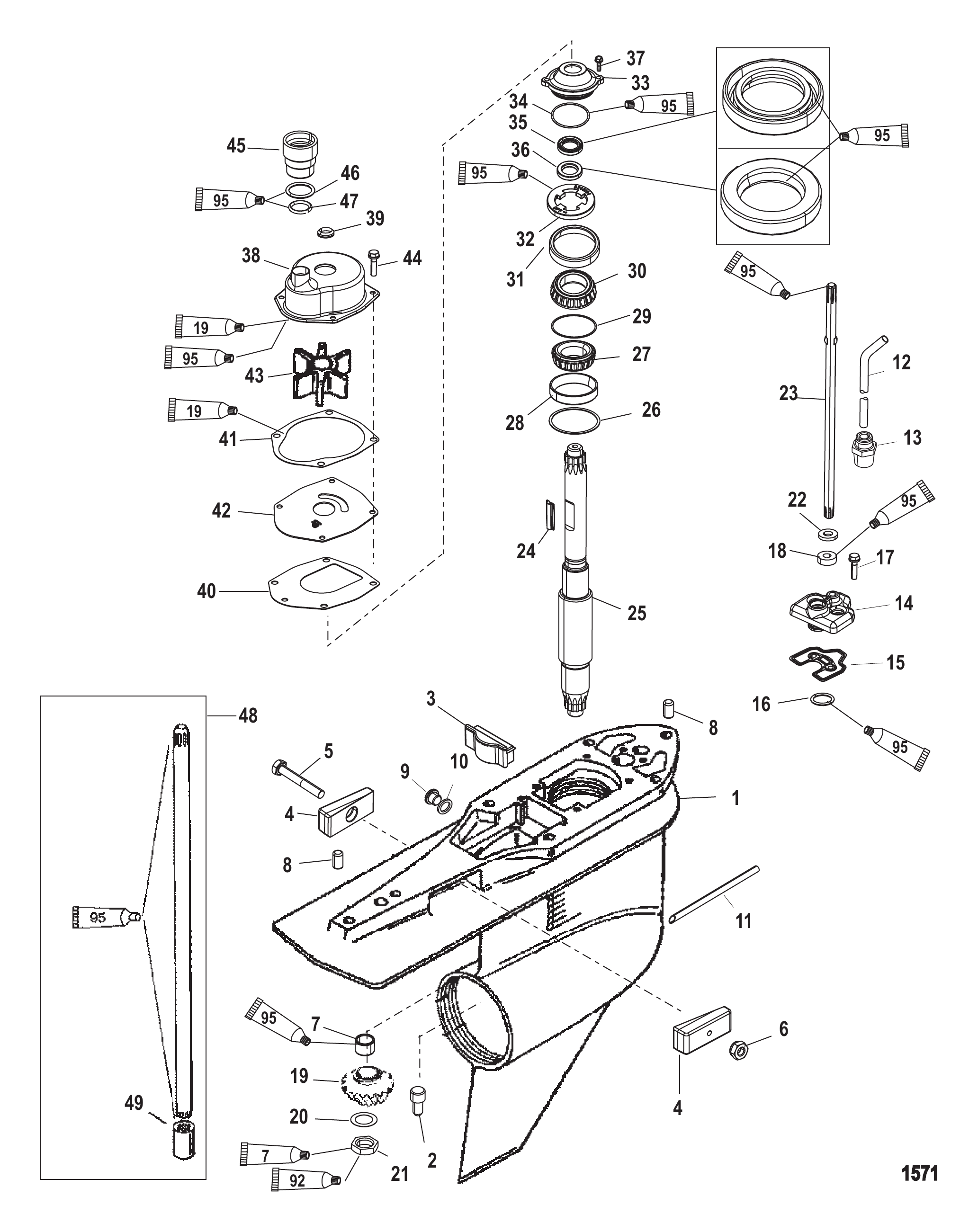 Gear Housing (Drive-TorqueMaster/FleetMaster-Heavy Duty)