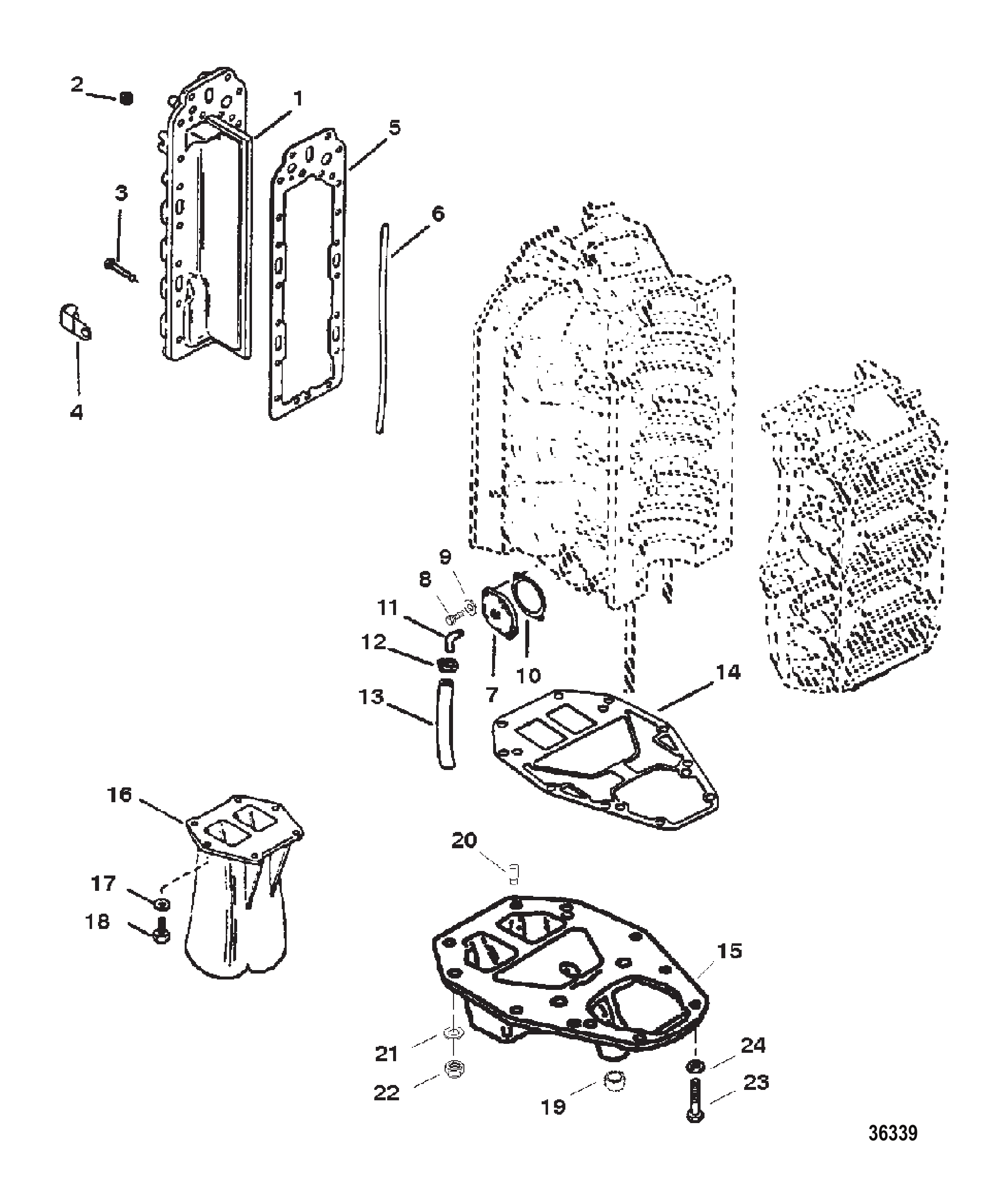 EXHAUST PLATE