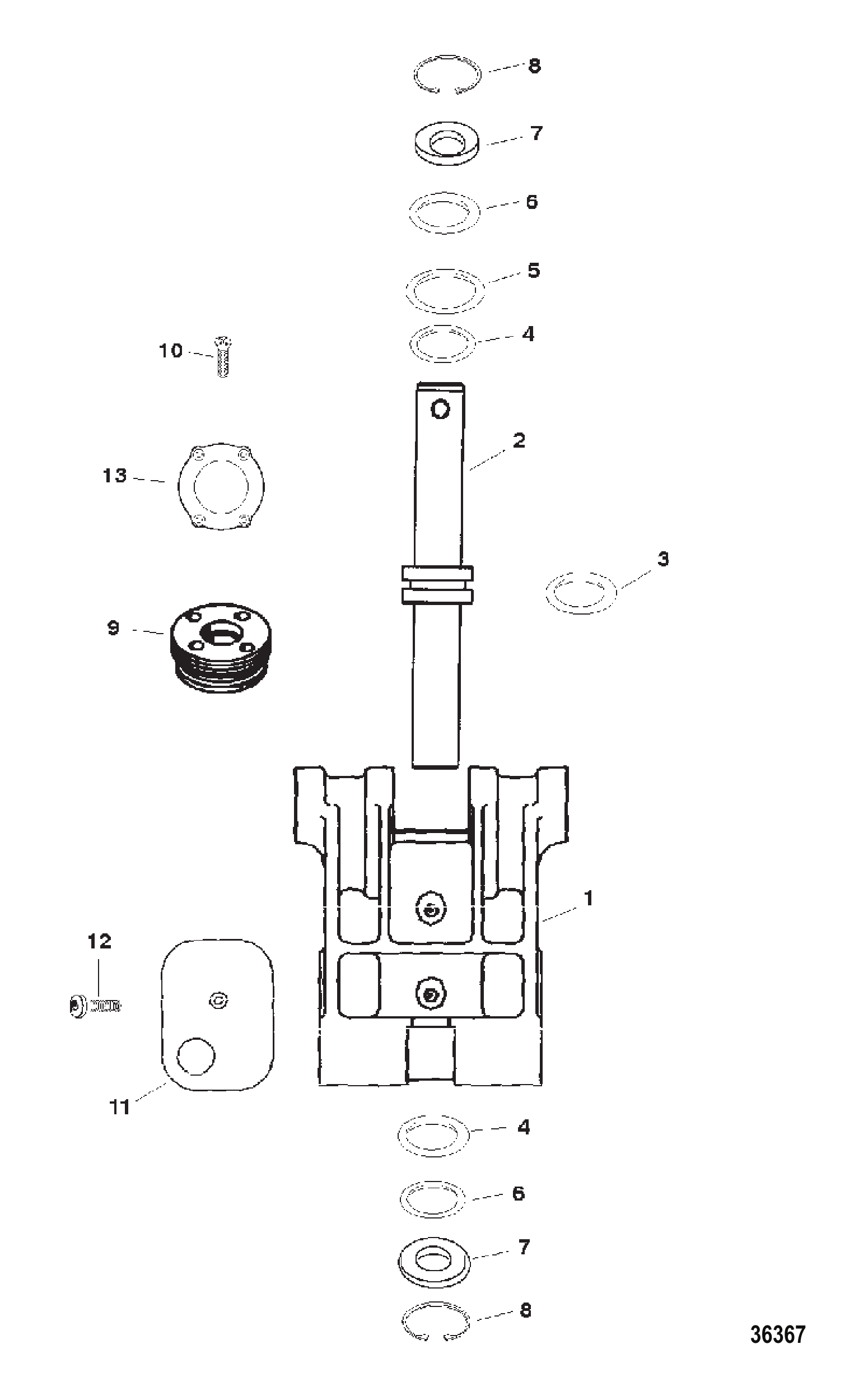 SWIVEL BRACKET ASSEMBLY
