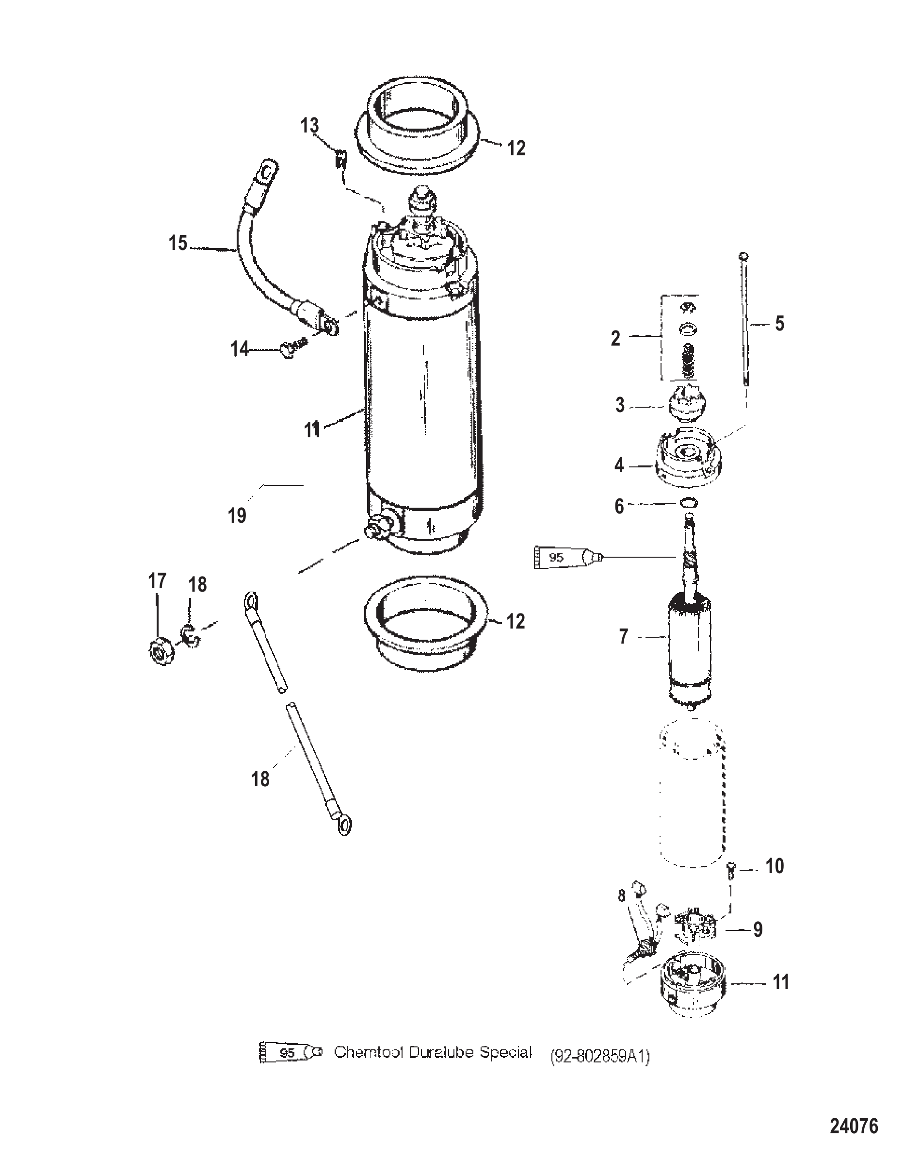 STARTER MOTOR (CENTRIFUGAL BENDIX)