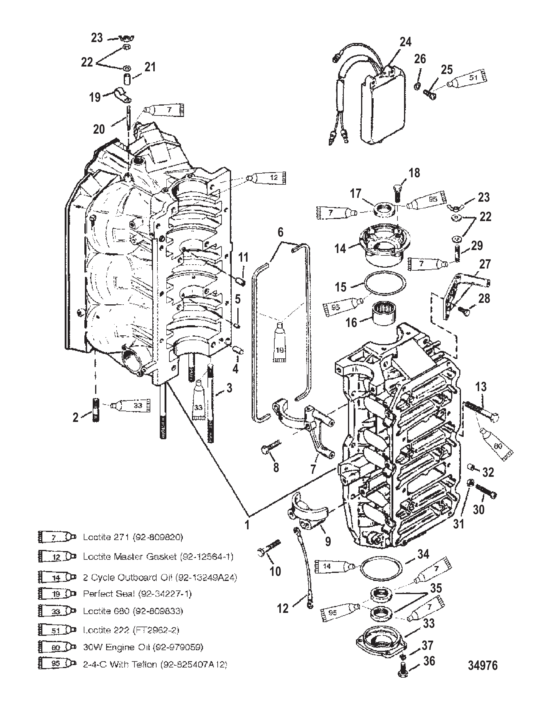 Cylinder Block and End Caps