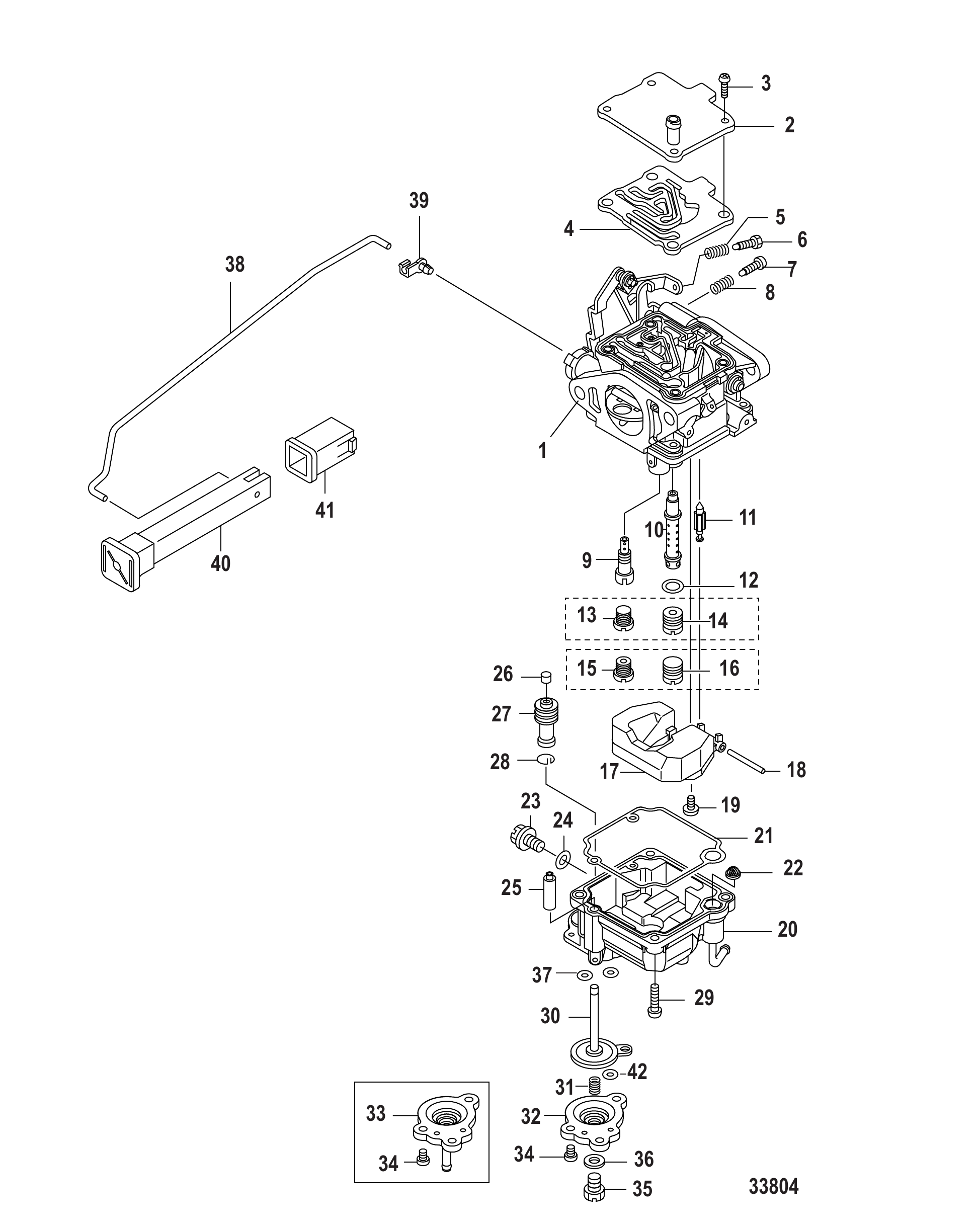 Carburetor 0R686020 and Below