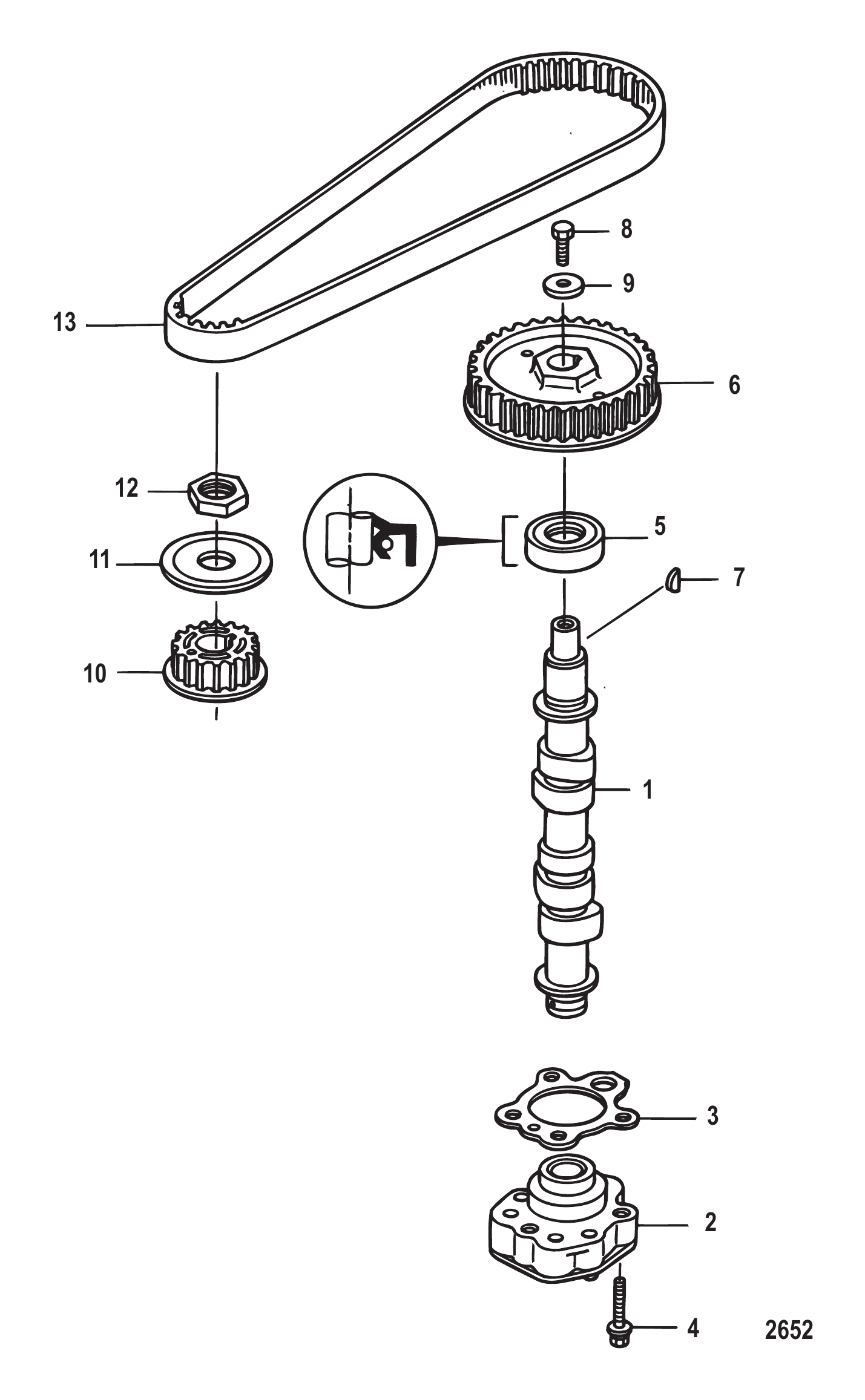 Camshaft and Oil Pump