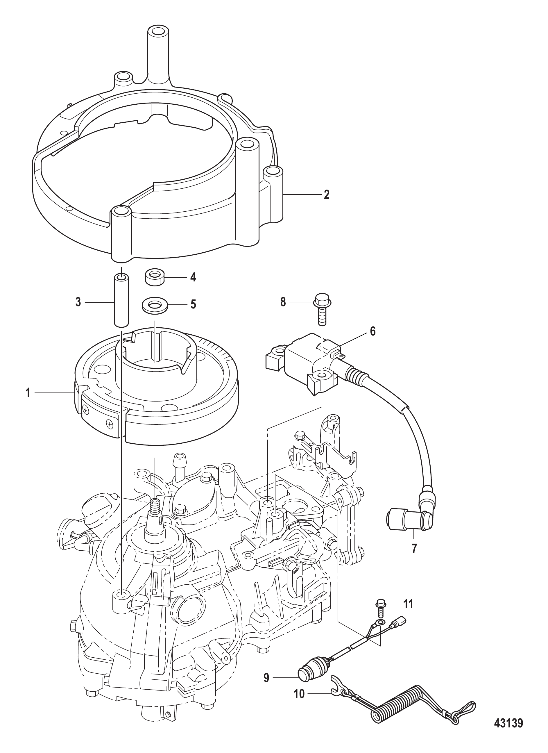 飞轮杯(序列号0R318096及以上) Flywheel Cup Serial # 0R318096 and Up