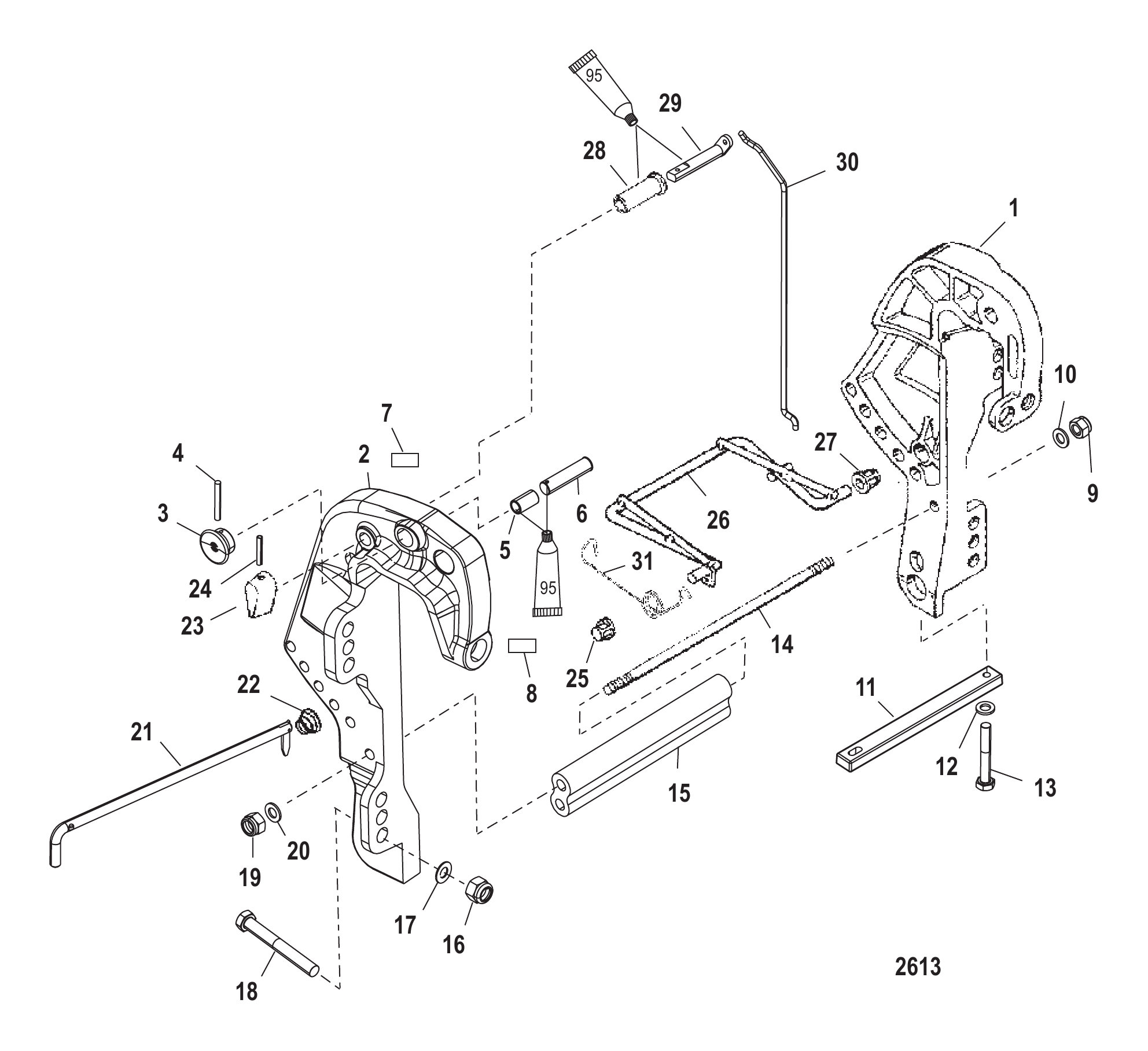 Clamp Bracket (Remote Control)