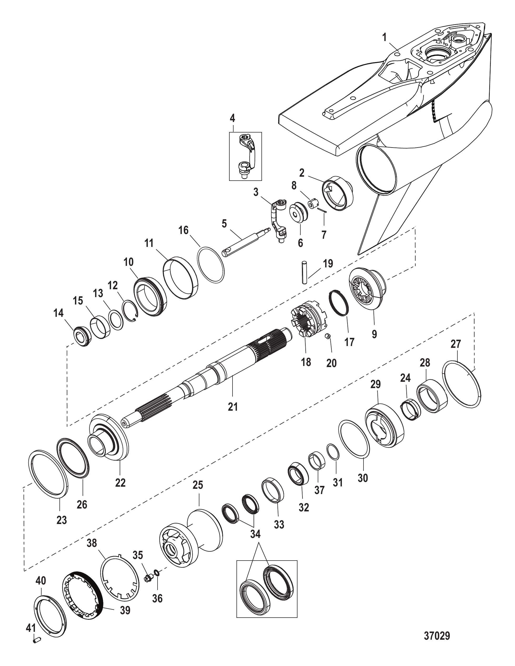 Gear Housing Propeller Shaft