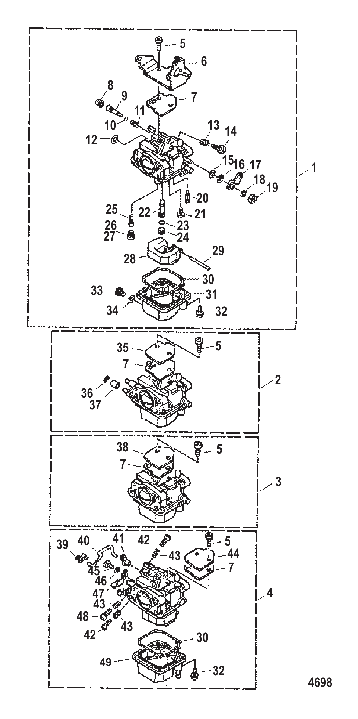 化油器(45) Carburetor (45)