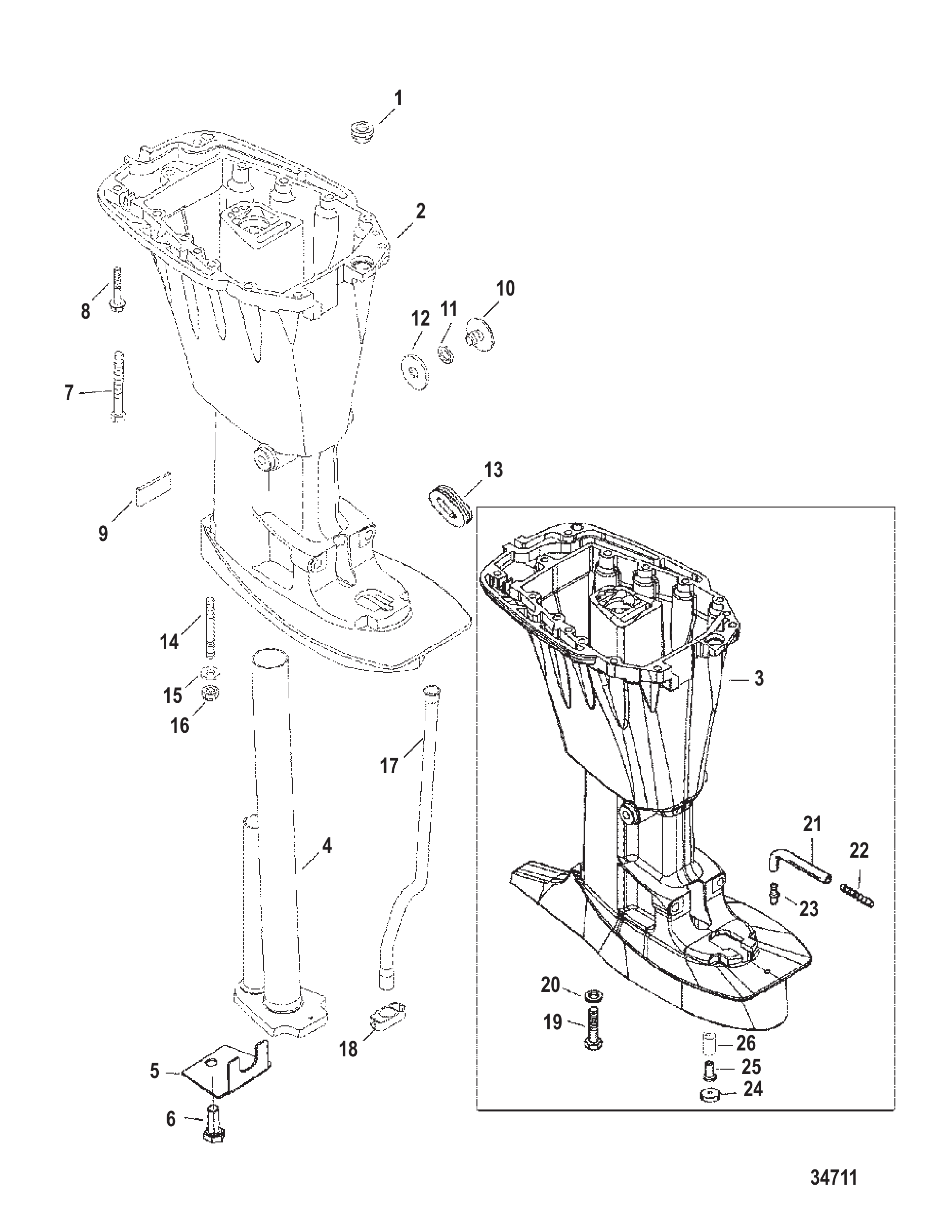 DRIVESHAFT HOUSING