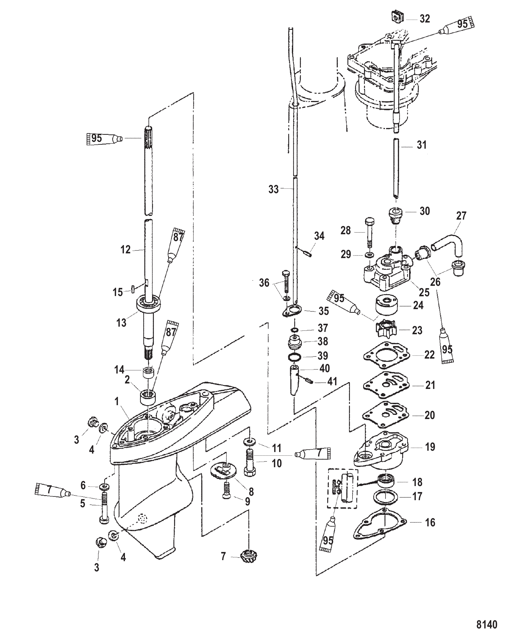 Gear Housing Driveshaft