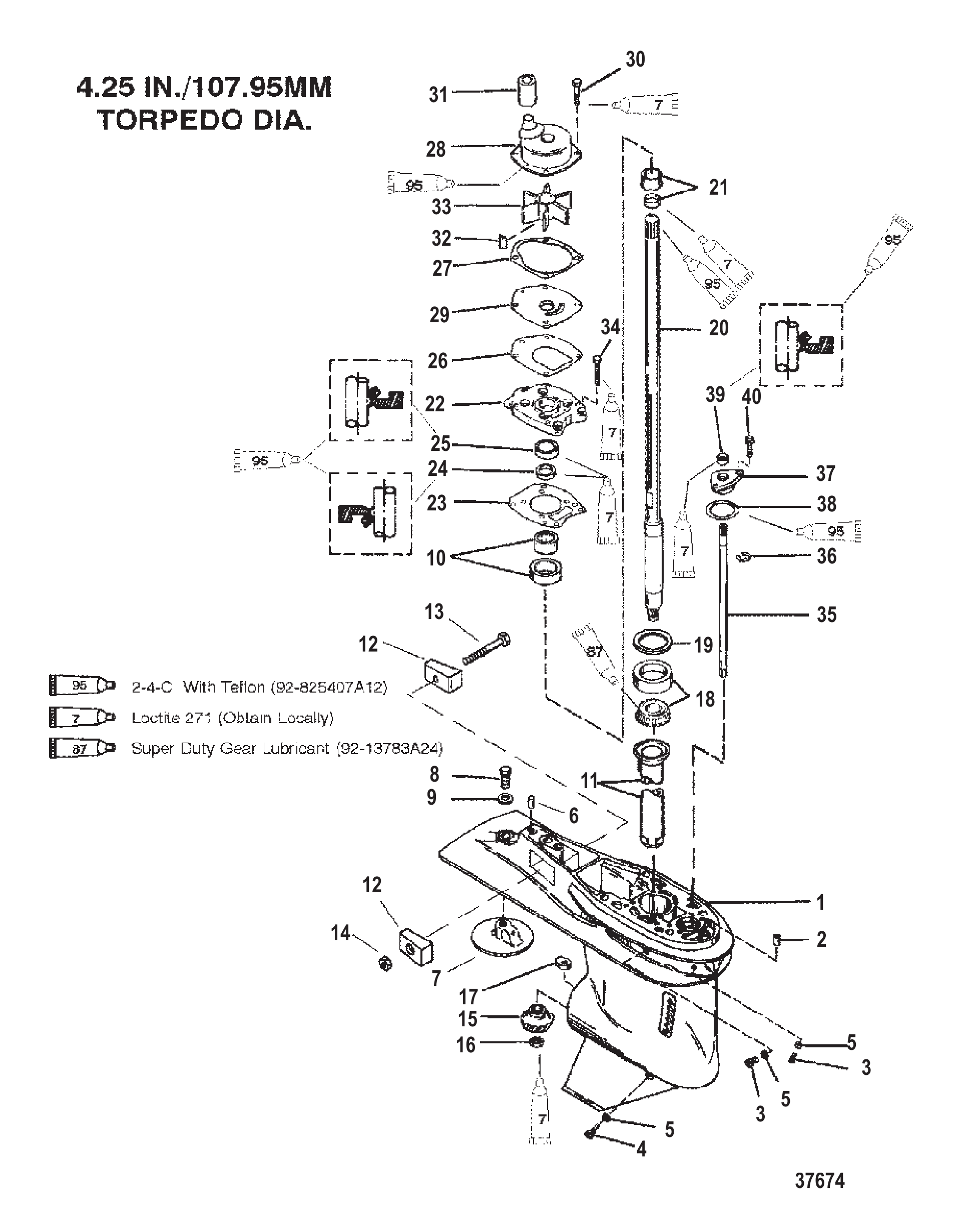 齿轮箱(驱动轴)(2.31:1传动比) GEAR HOUSING (DRIVESHAFT)(2.31:1 GEAR RATIO)