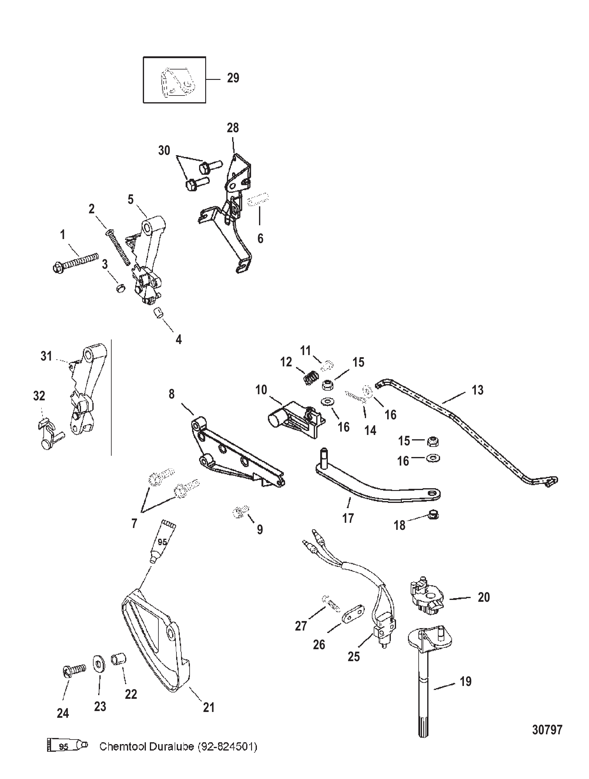 连杆机构(手柄) LINKAGE (HANDLE)