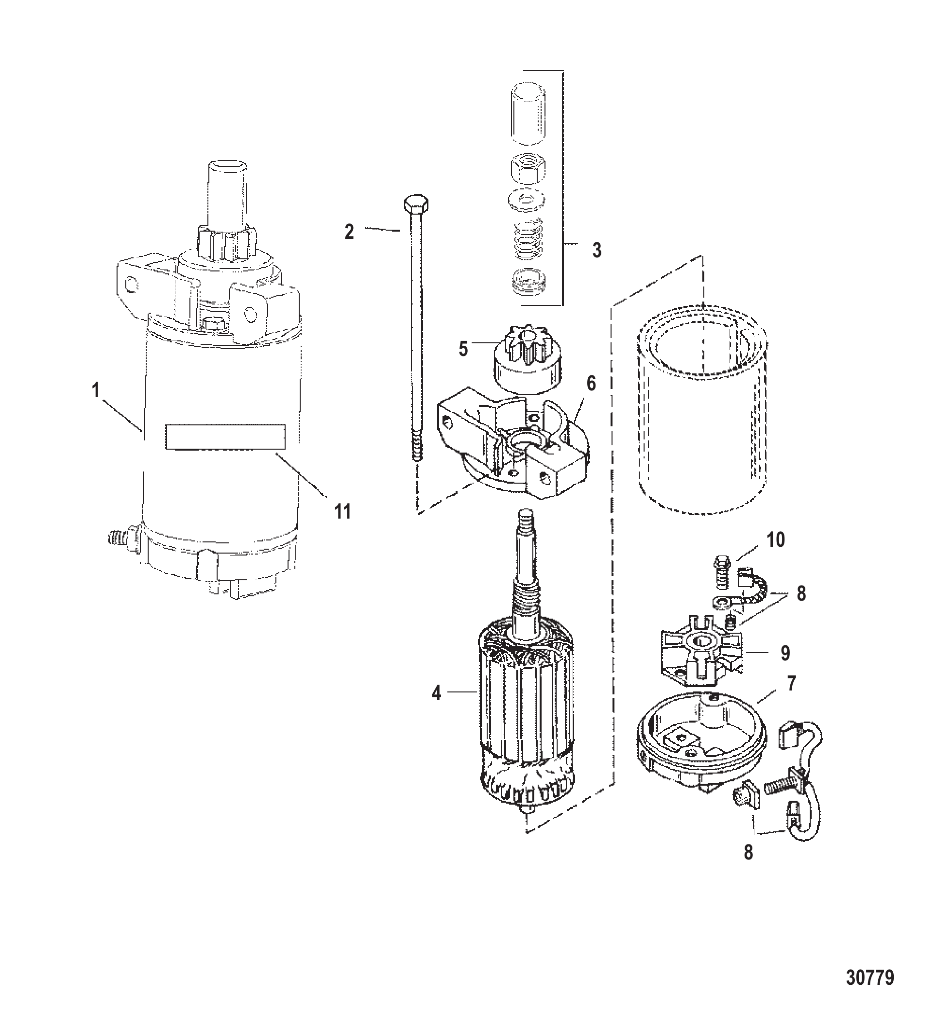 启动马达 STARTER MOTOR