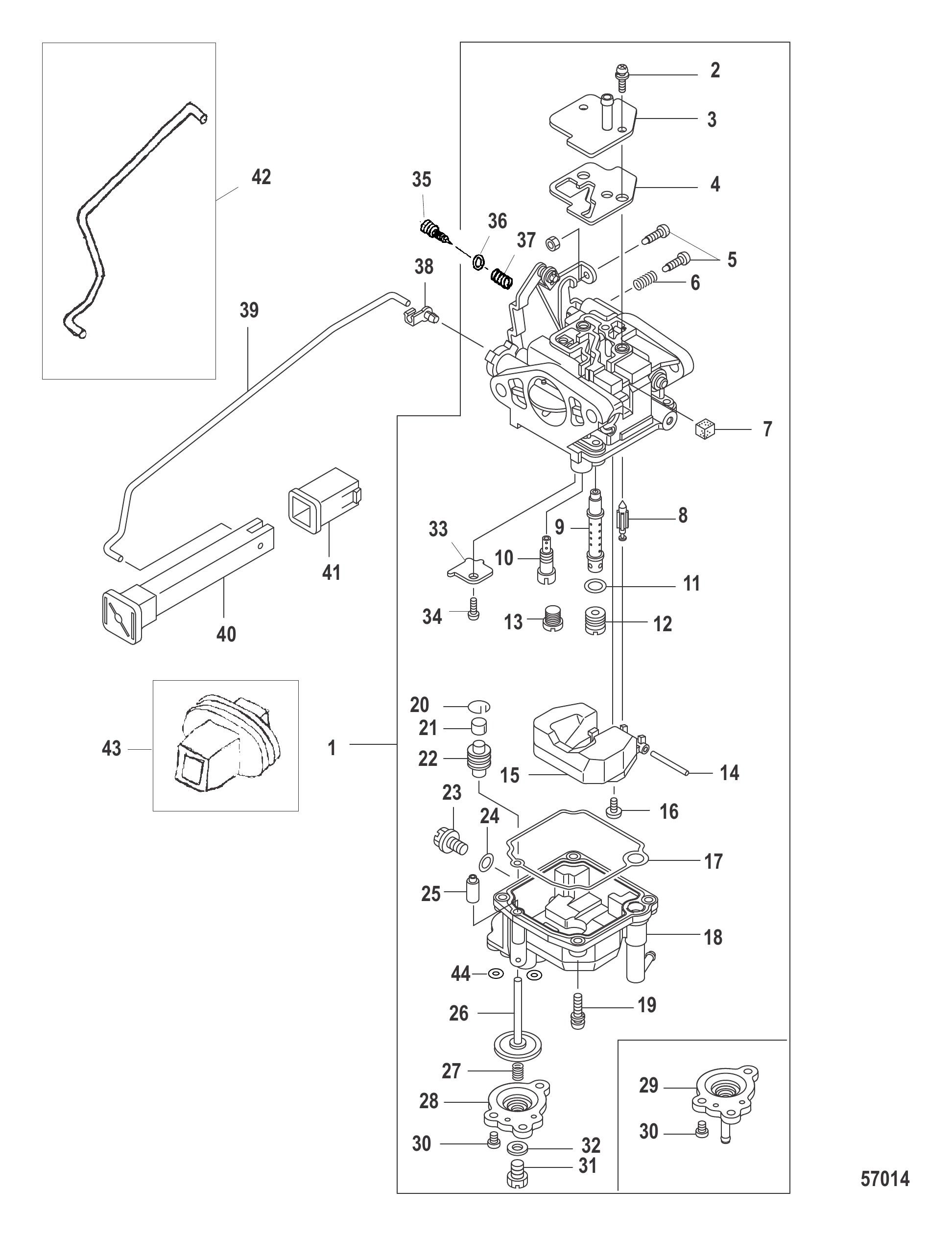 Carburetor 0R676745 and Below