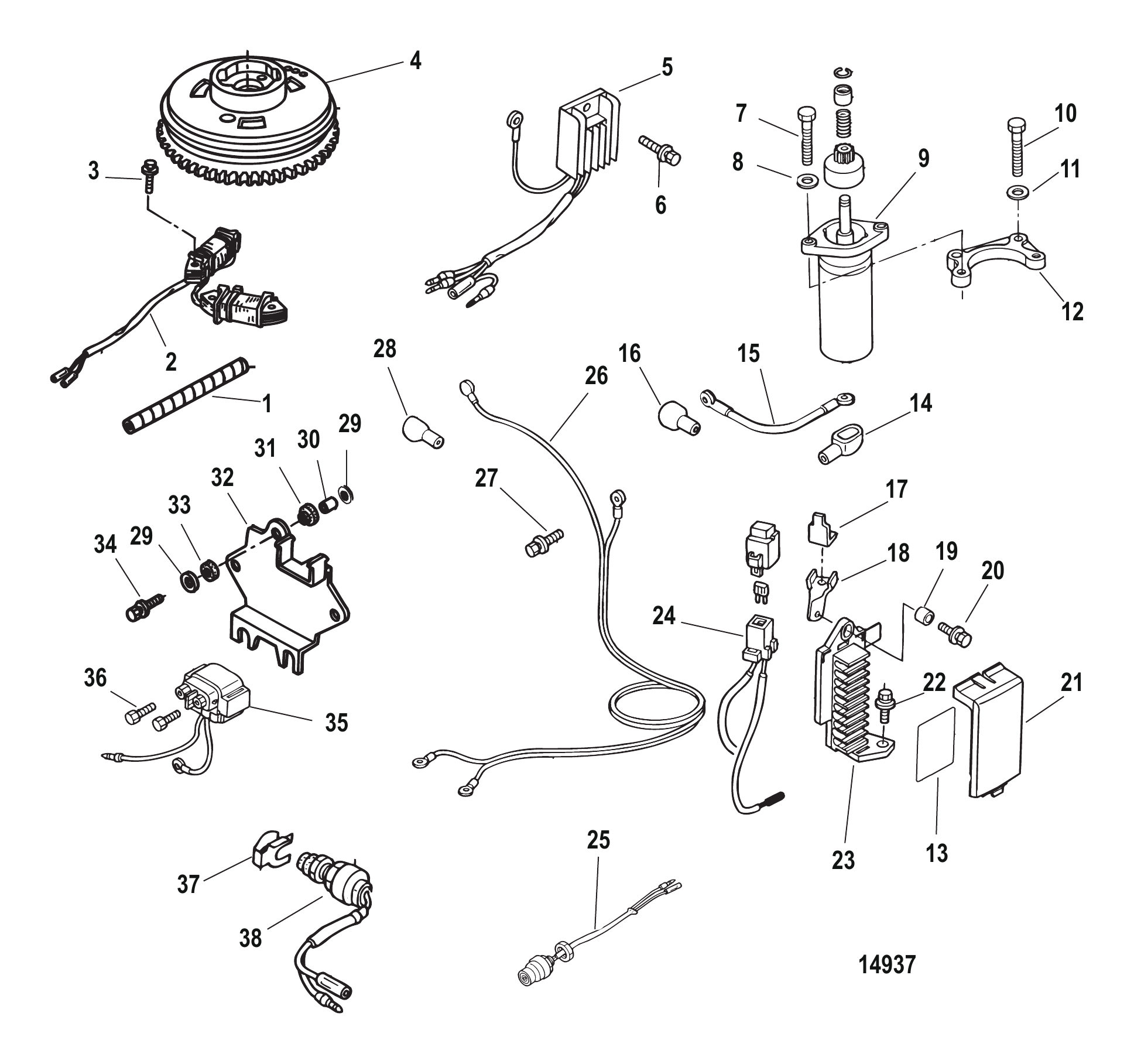 Electric Start Conversion Kit 895298A01