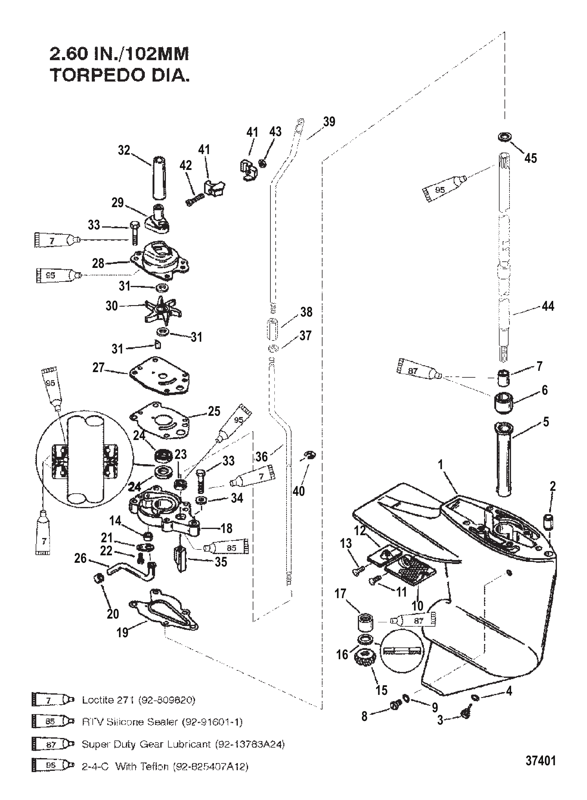 GEAR HOUSING (DRIVESHAFT)(2.00:1 GEAR RATIO)