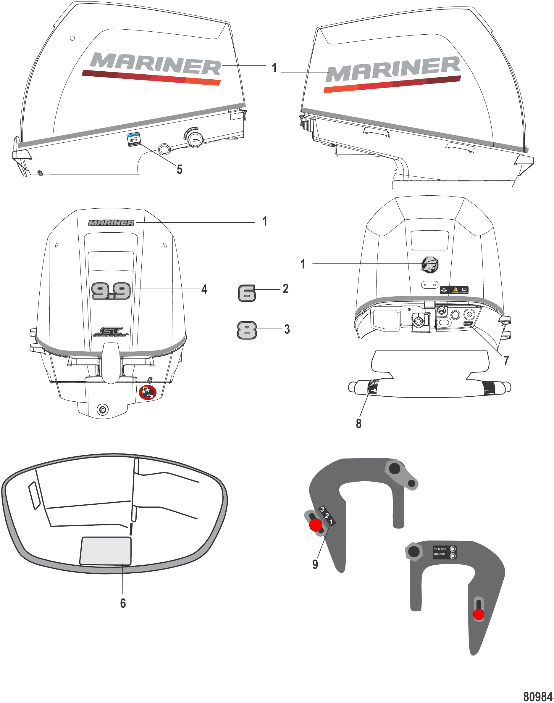 Accessories Decals Mariner
