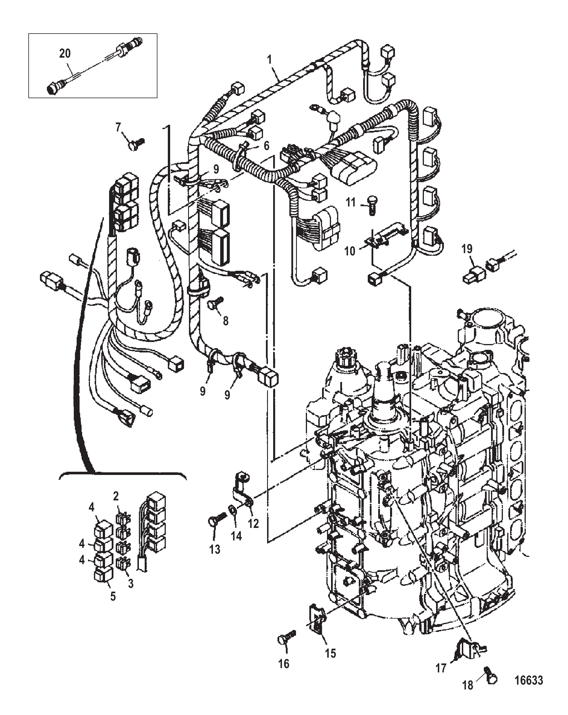 Electrical Components Engine Wiring Harness