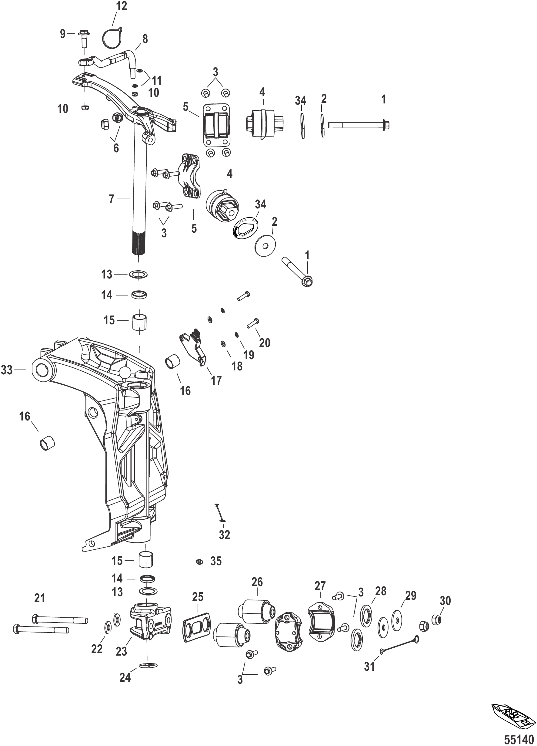 Swivel Bracket and Swivel Pin