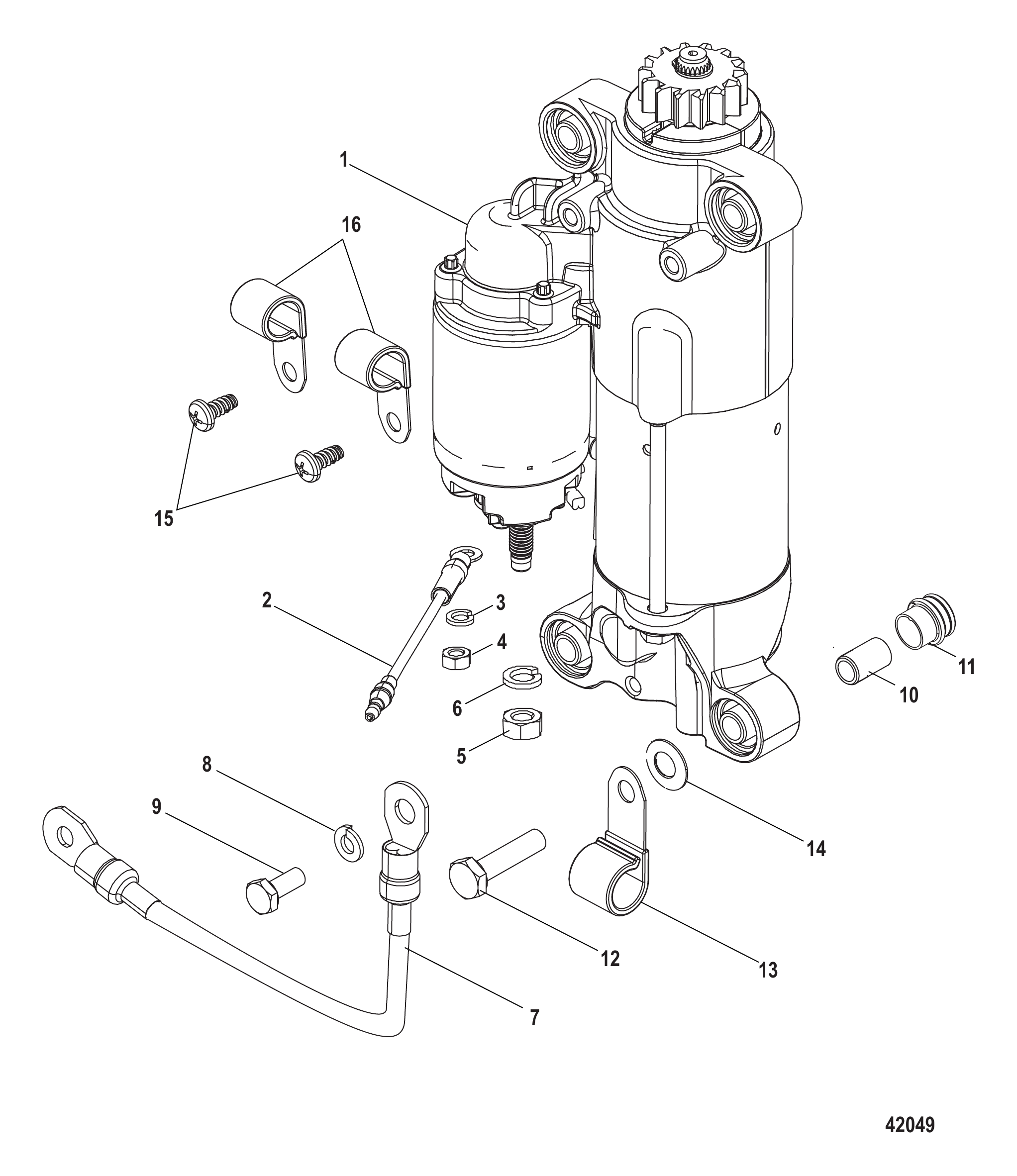 Starter Motor 1B759588 and Up