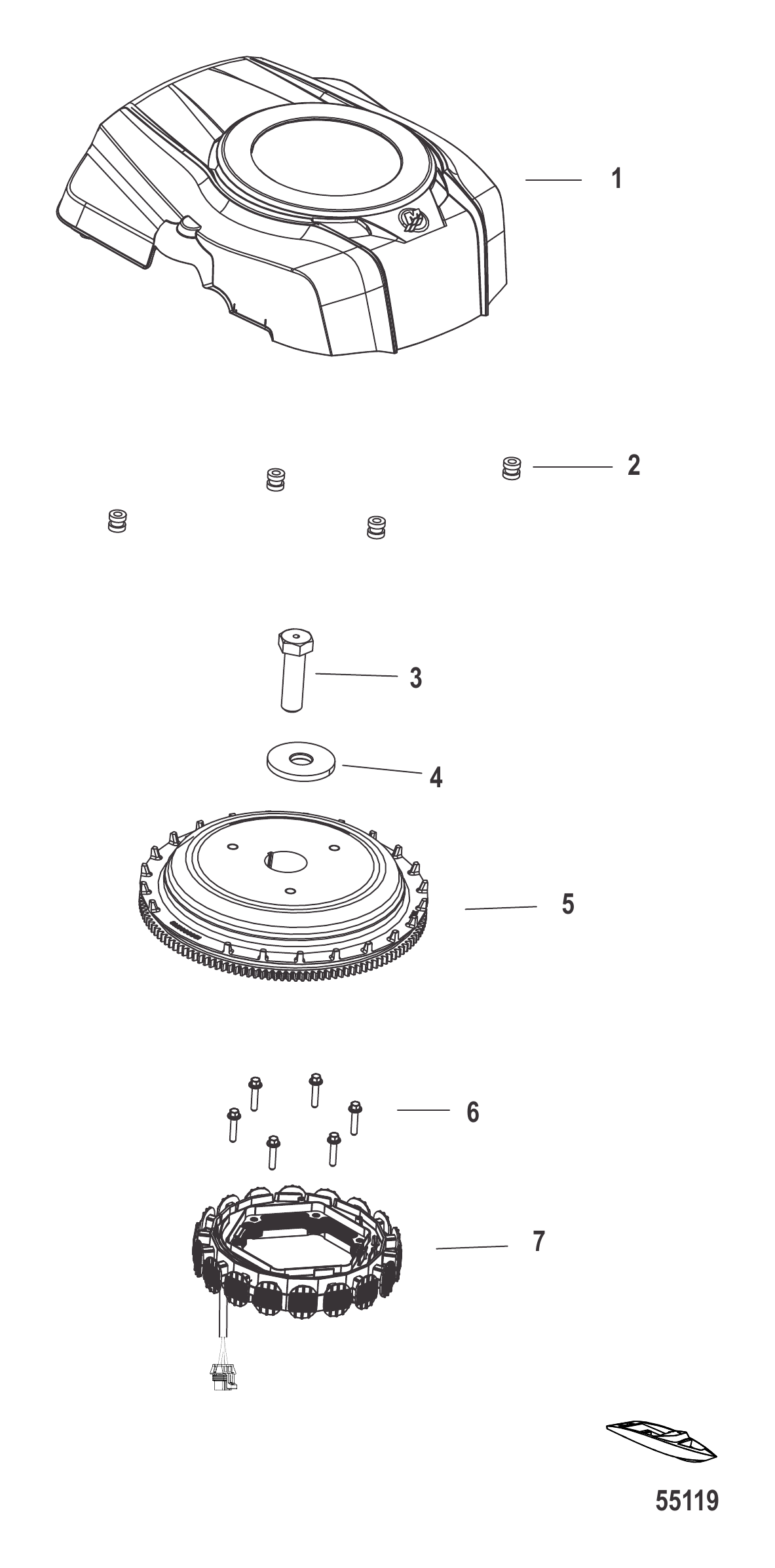 Flywheel and Cover