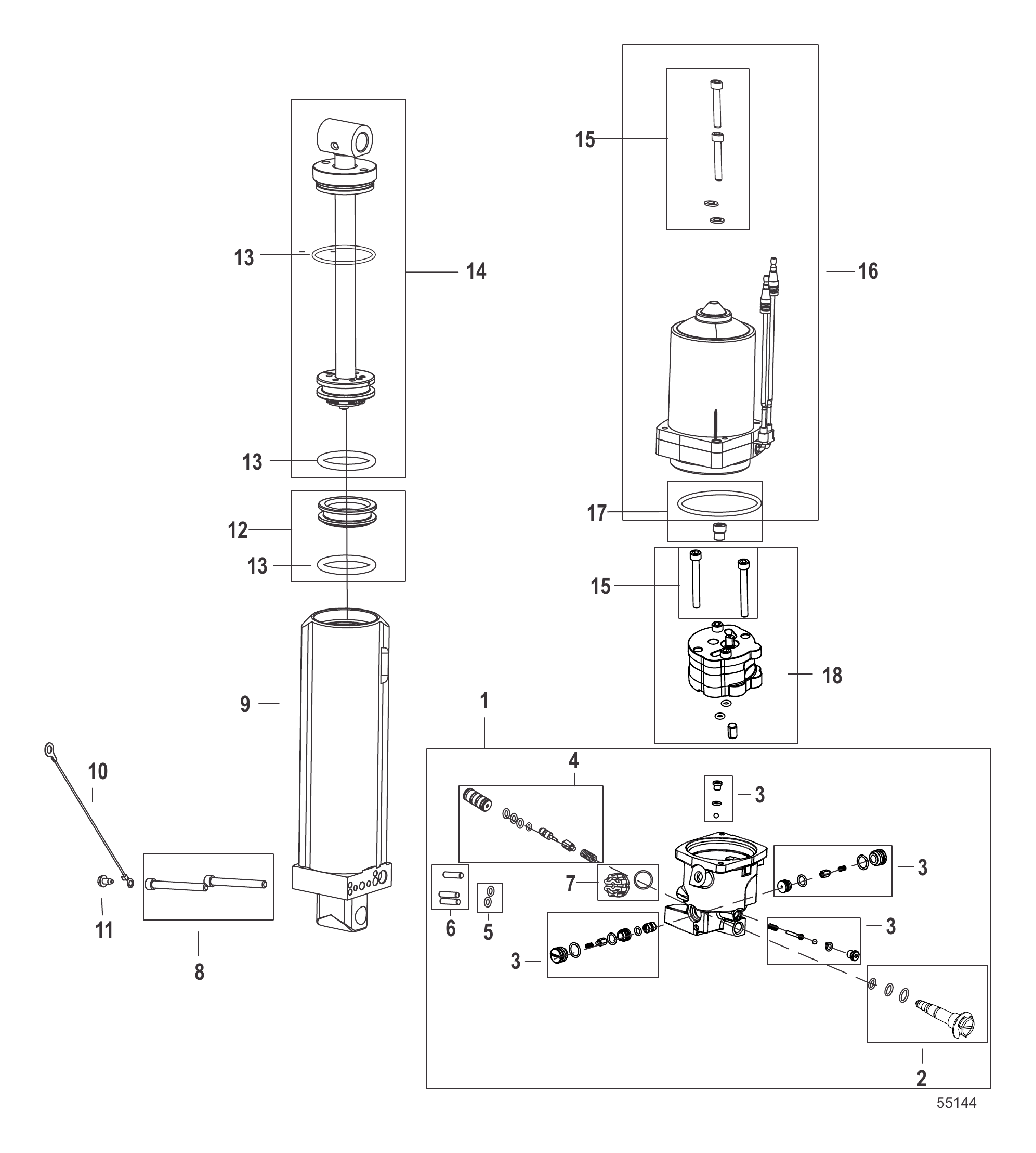 Power Trim Assembly - Components Design II
