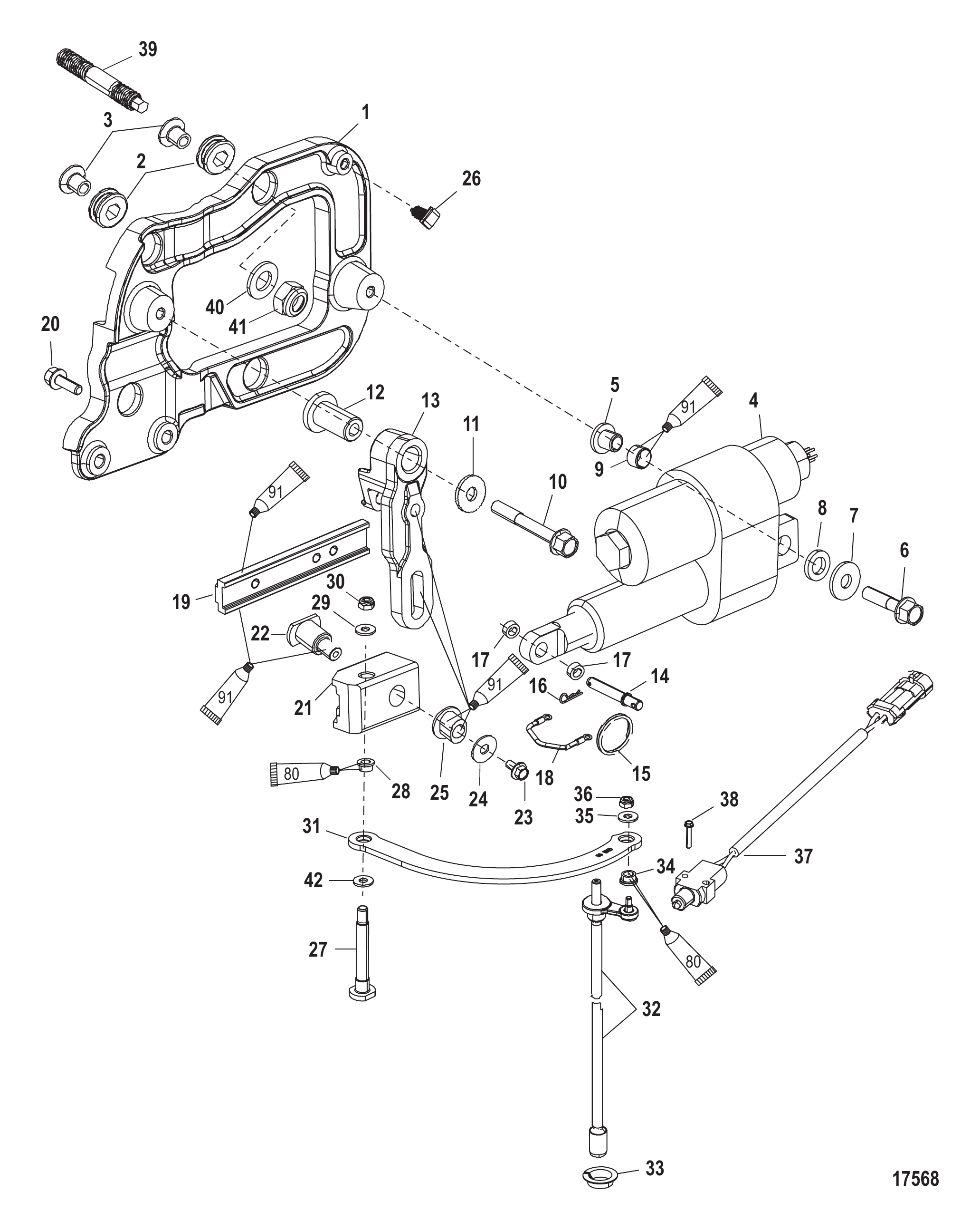 Shift Components (Serial Number 1B290523 and Up)