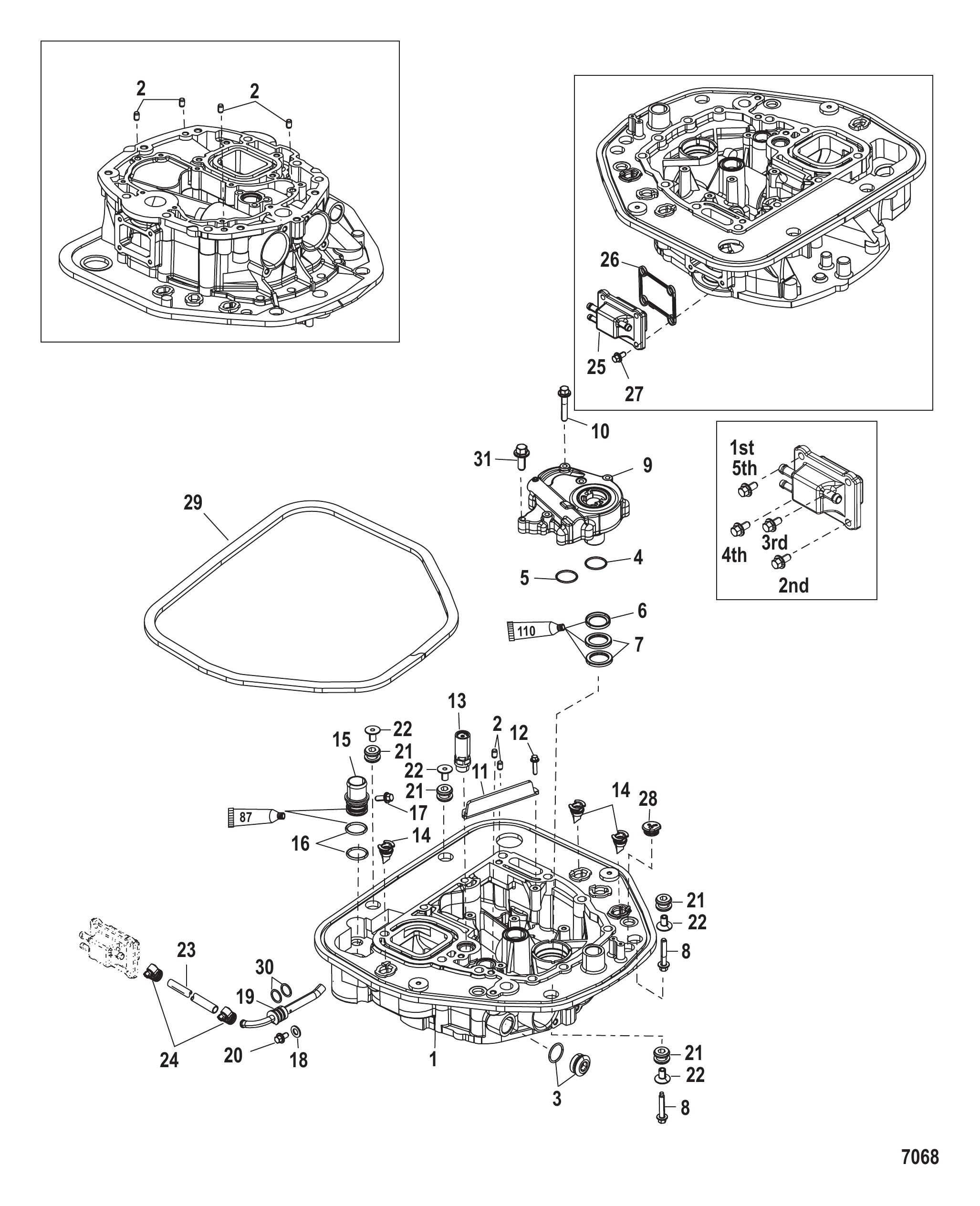Oil Pump/Adaptor Plate-Upper
