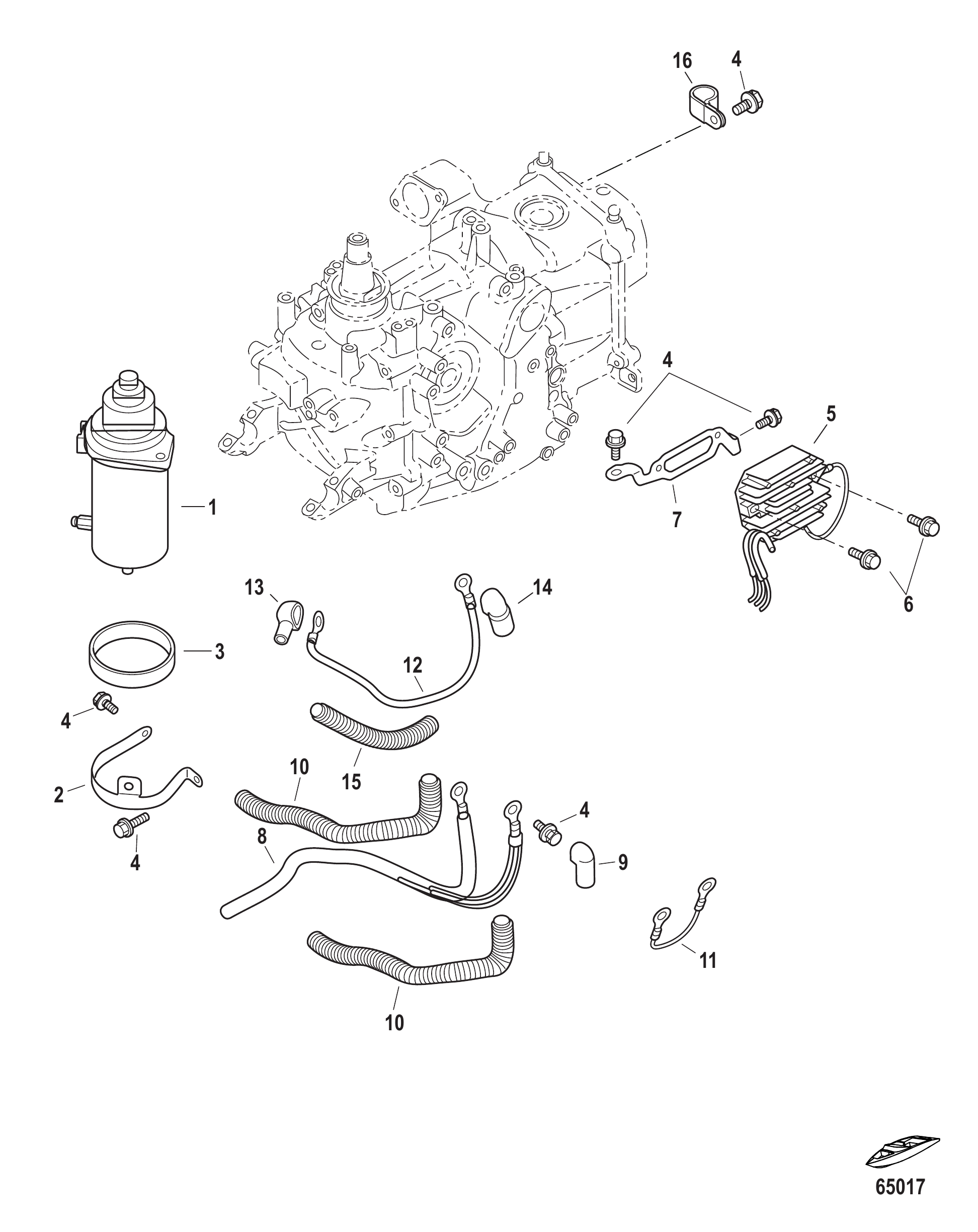 Starter Motor and Rectifier