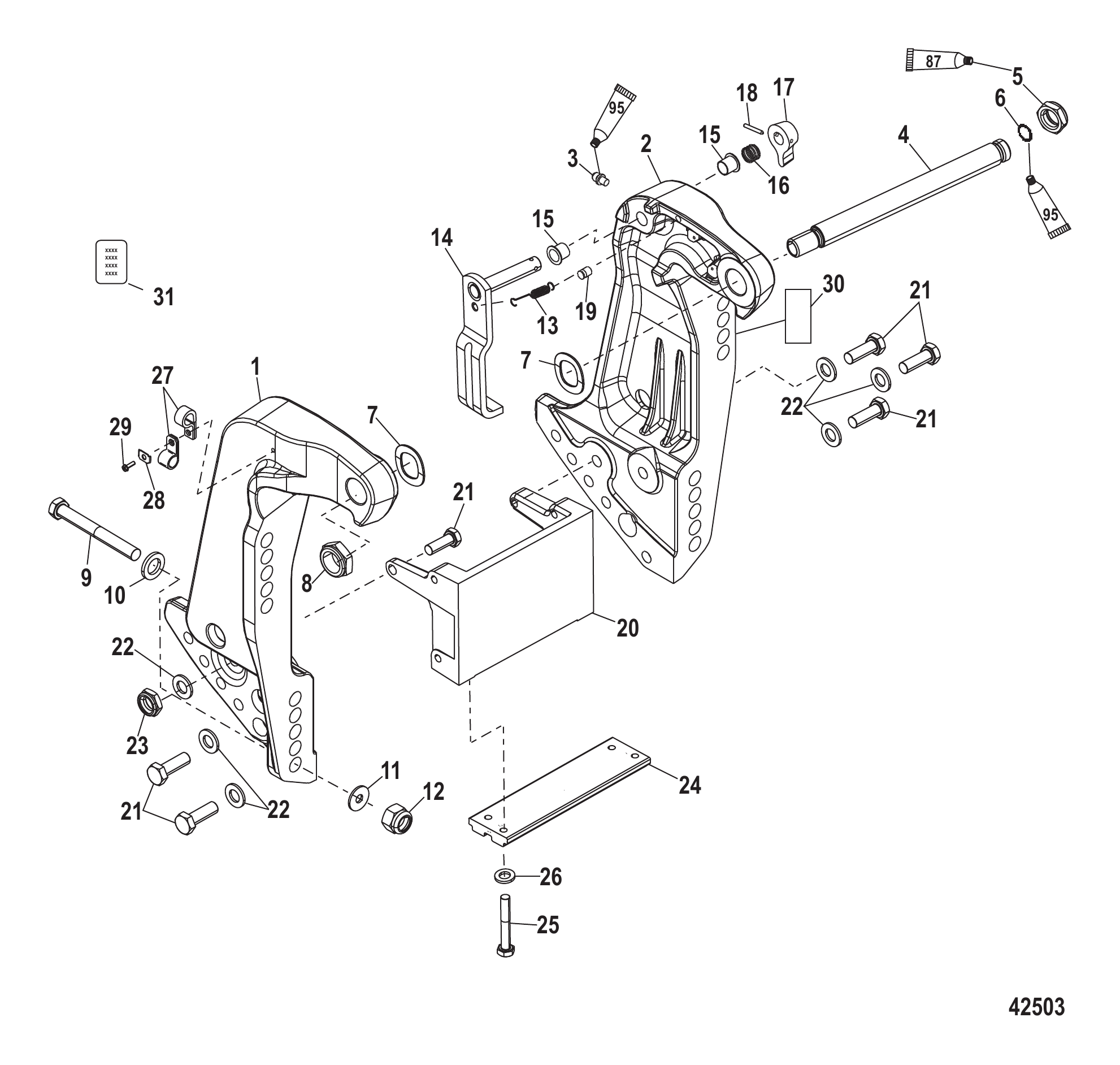 Transom Bracket