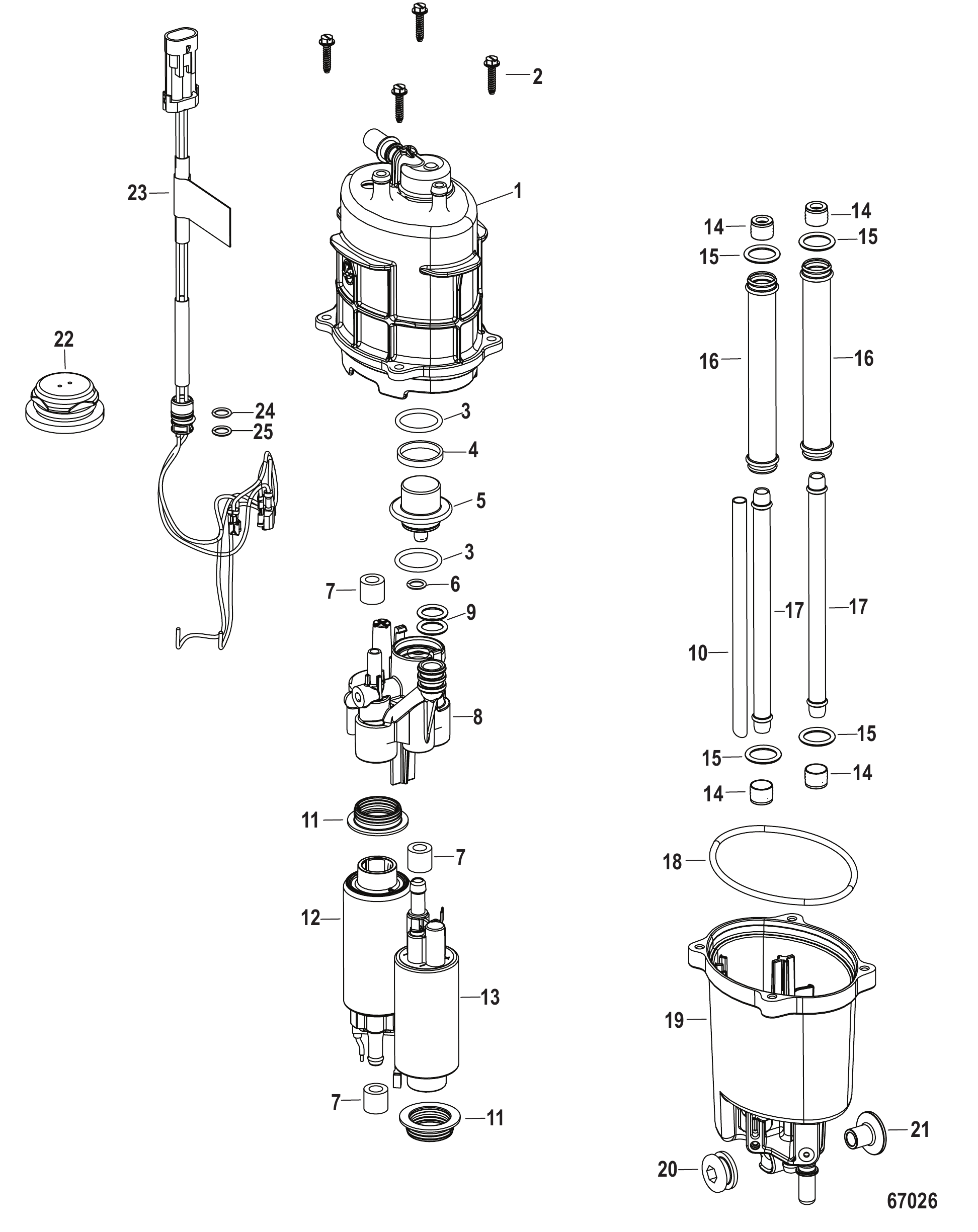 Fuel Supply Module Components 8M0132732