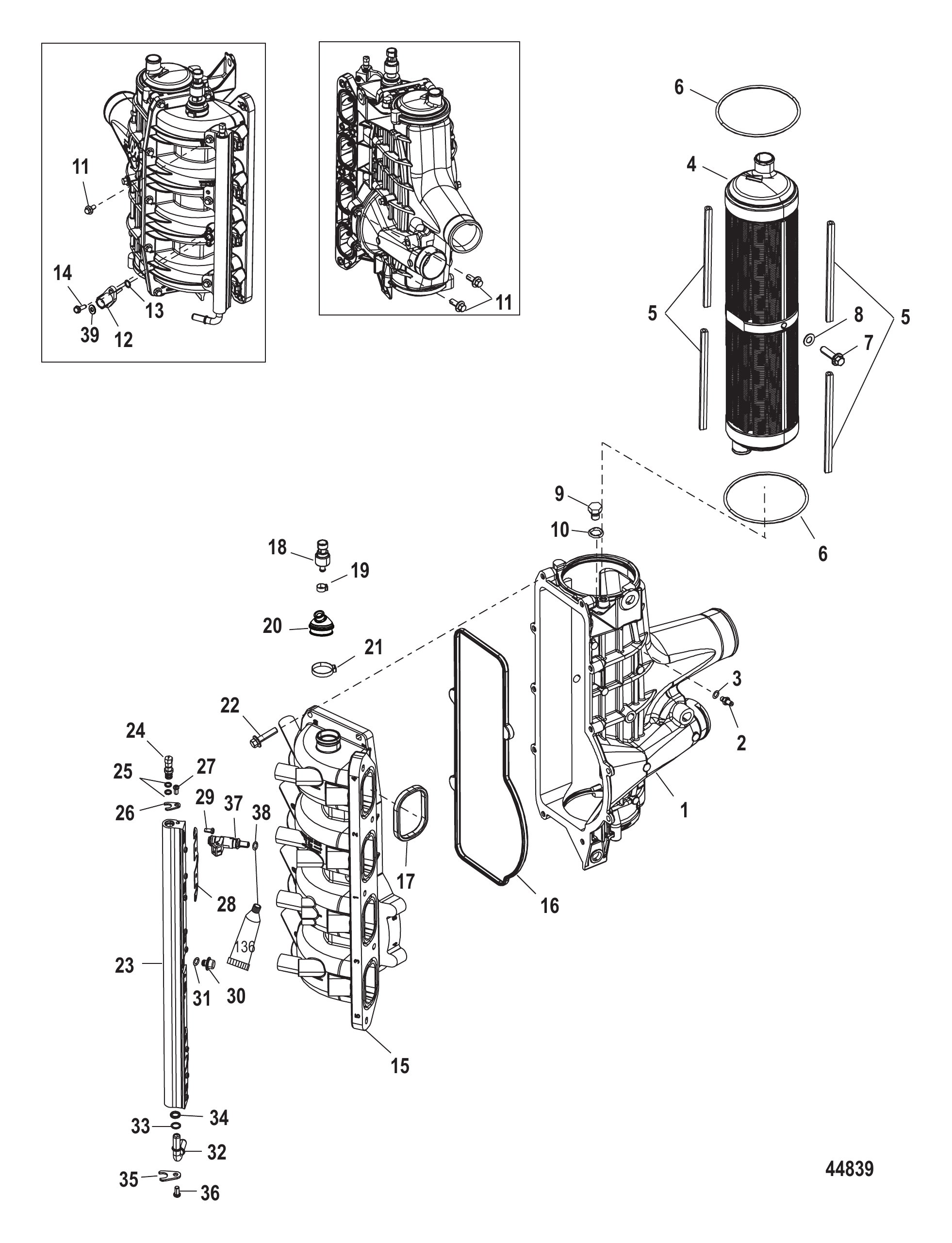 Charge Cooler/Intake Manifold