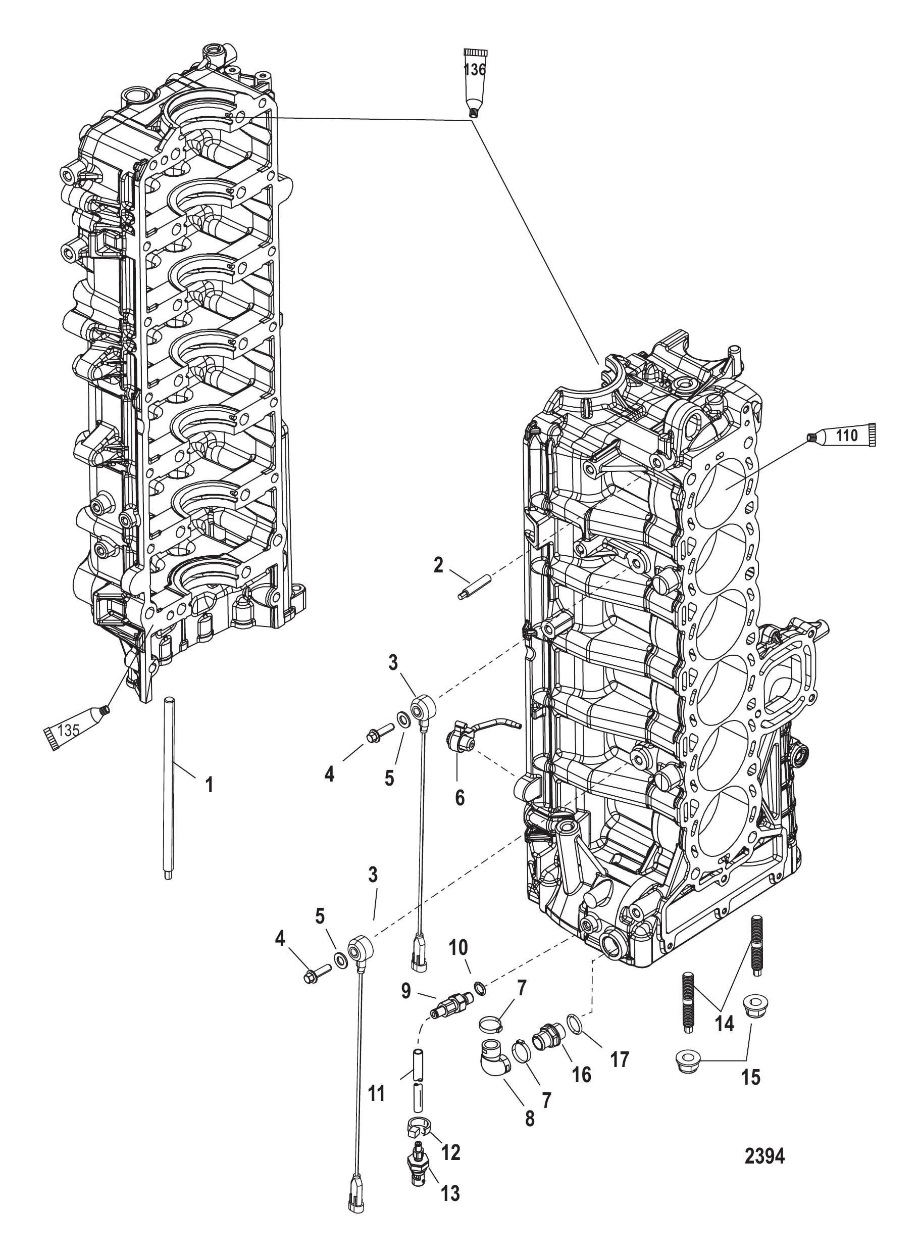 Port Cylinder Block Components