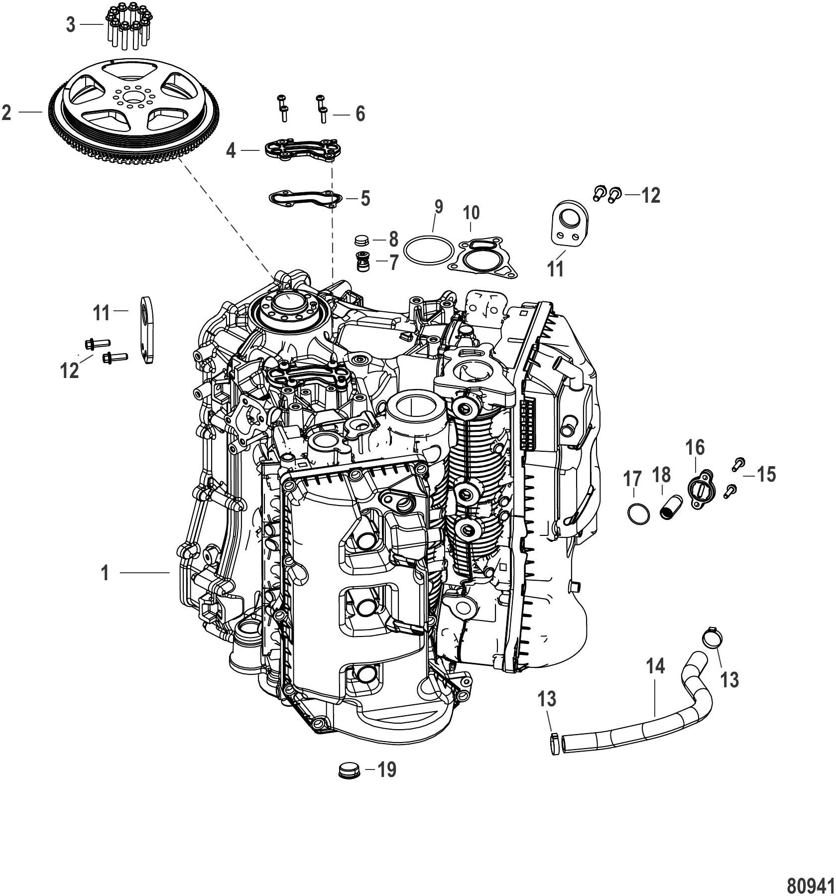 Long Block Assembly Components ROS Models