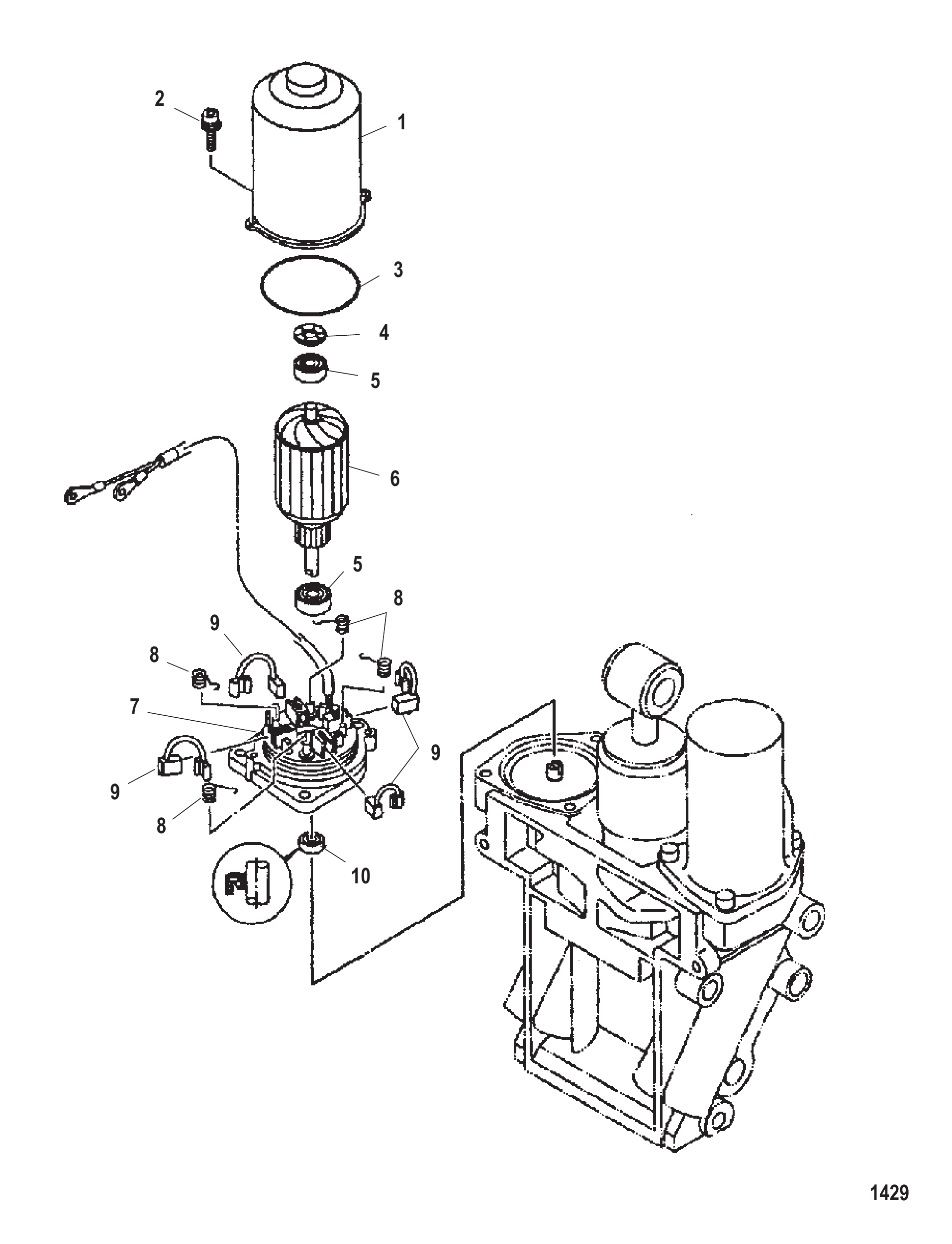 Power Trim Motor