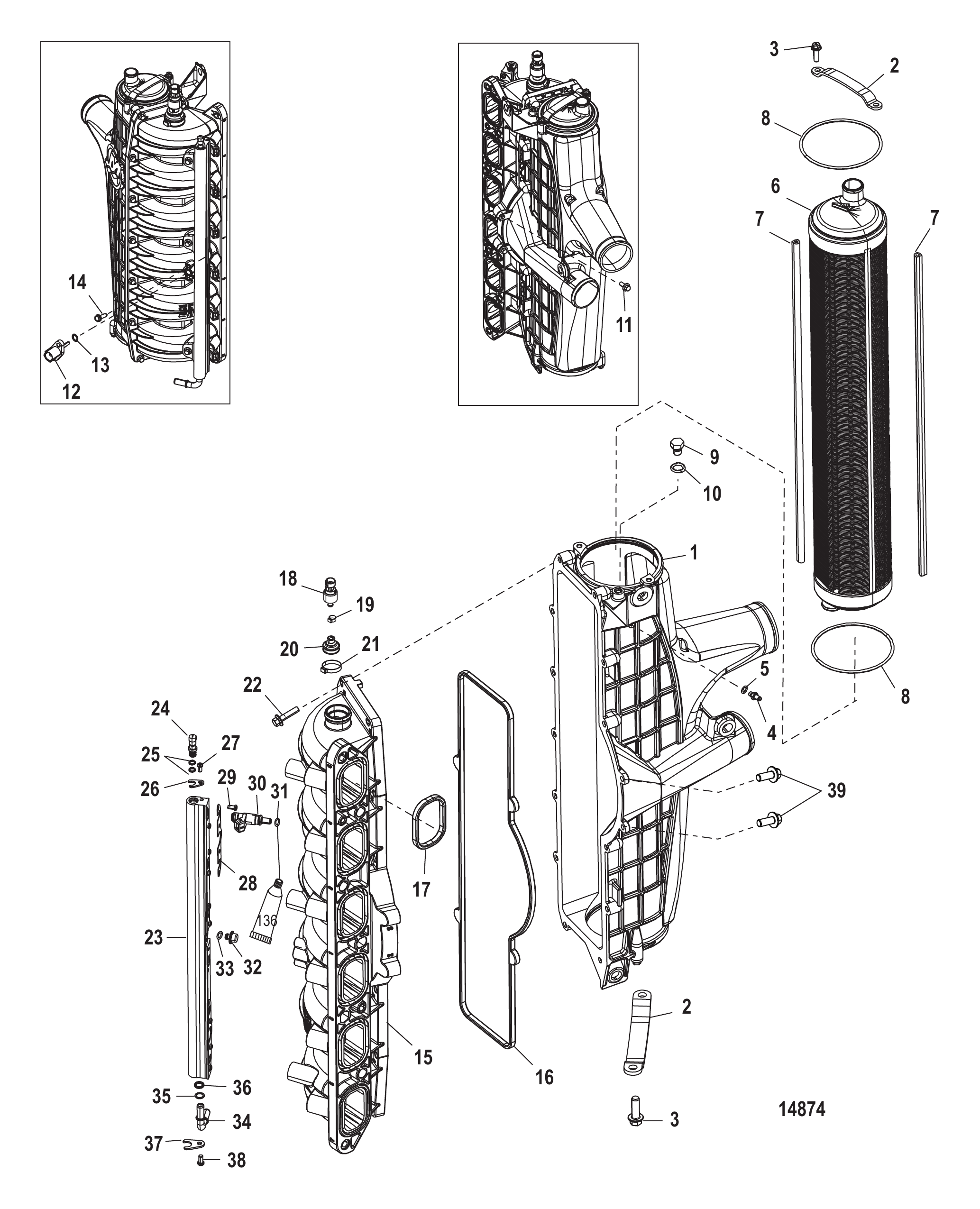 Charge Cooler/Intake Manfifold
