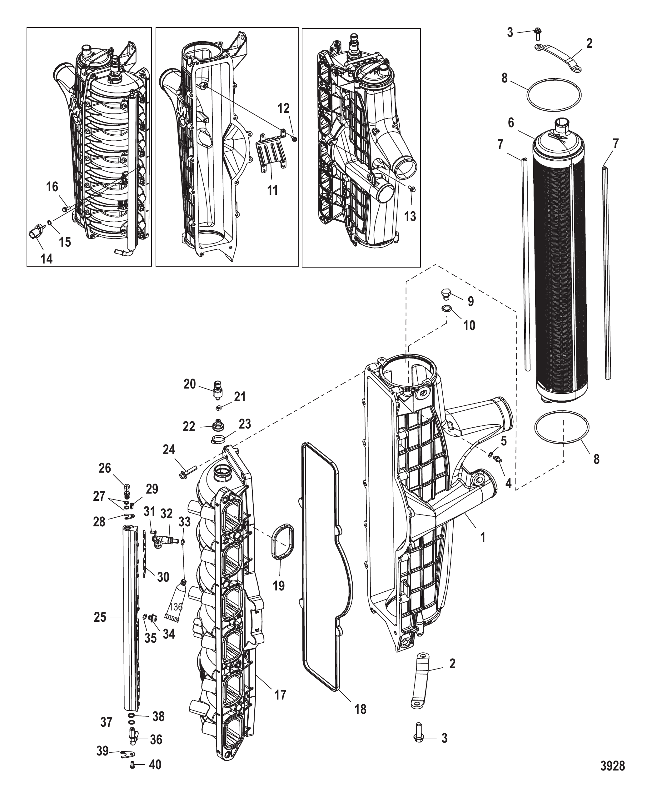 Charge Cooler/Intake Manfifold