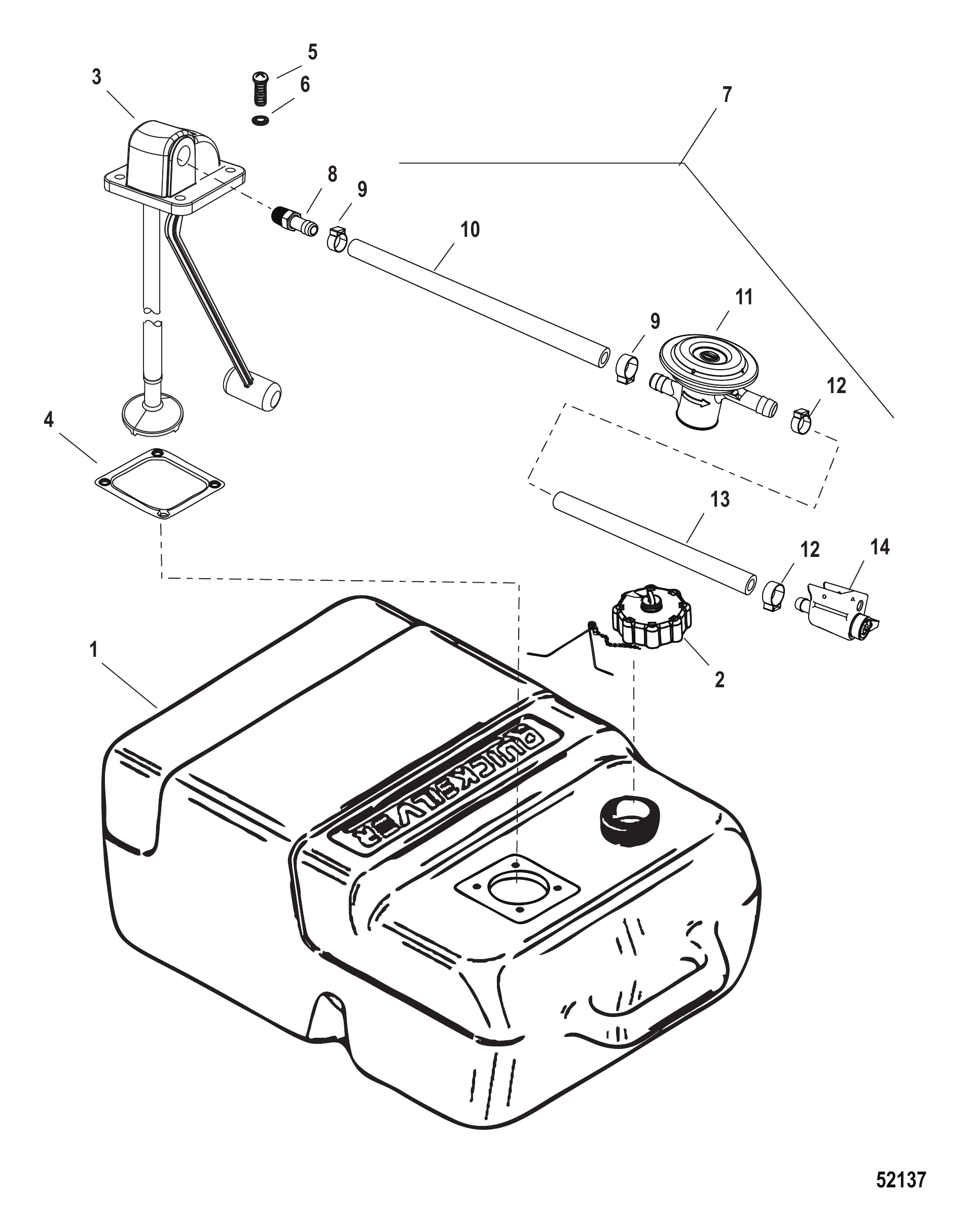 Fuel Tank Assembly (6.6 Gallon) 25L (US-EPA Complaint)